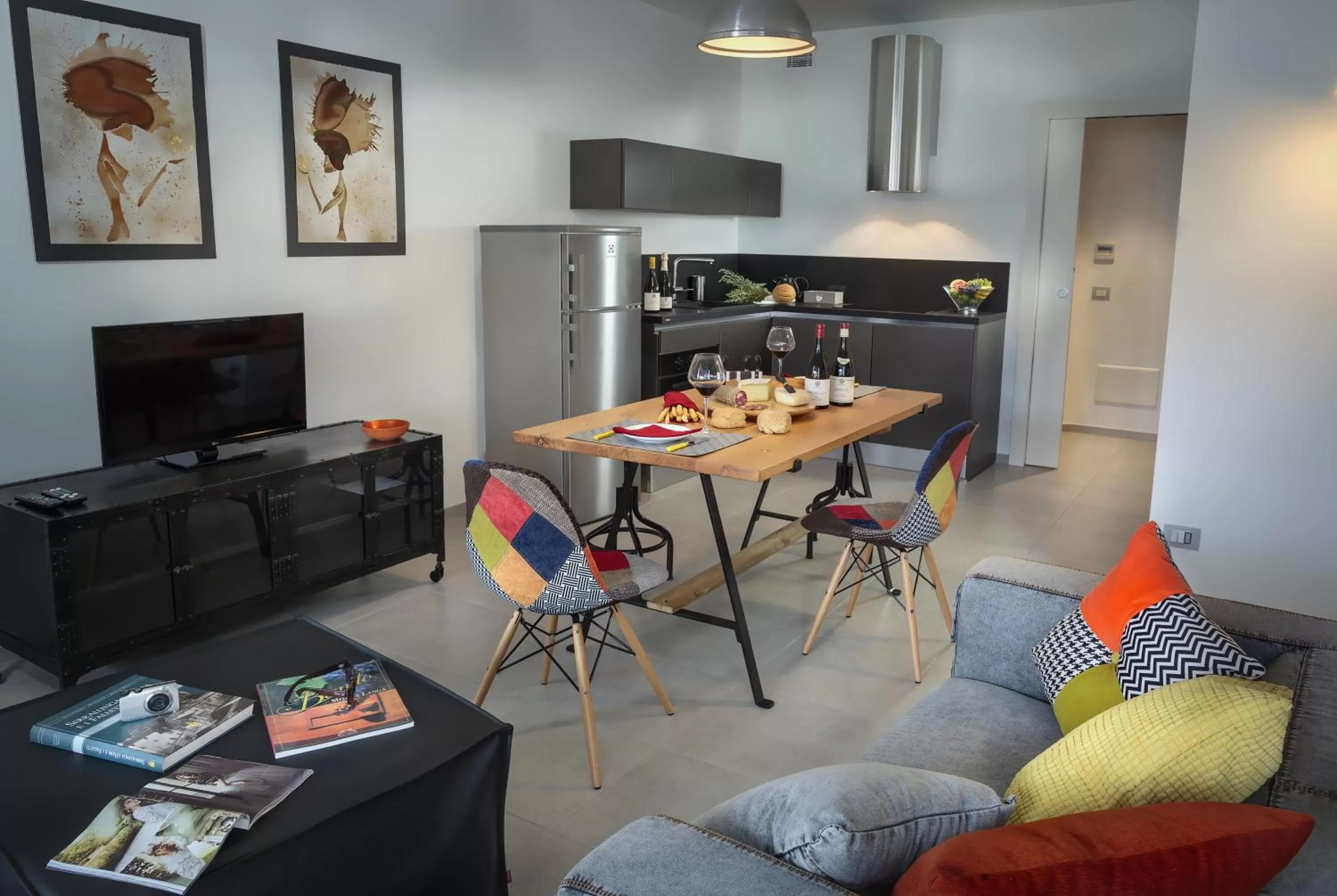 Living room in Rivetto Suites