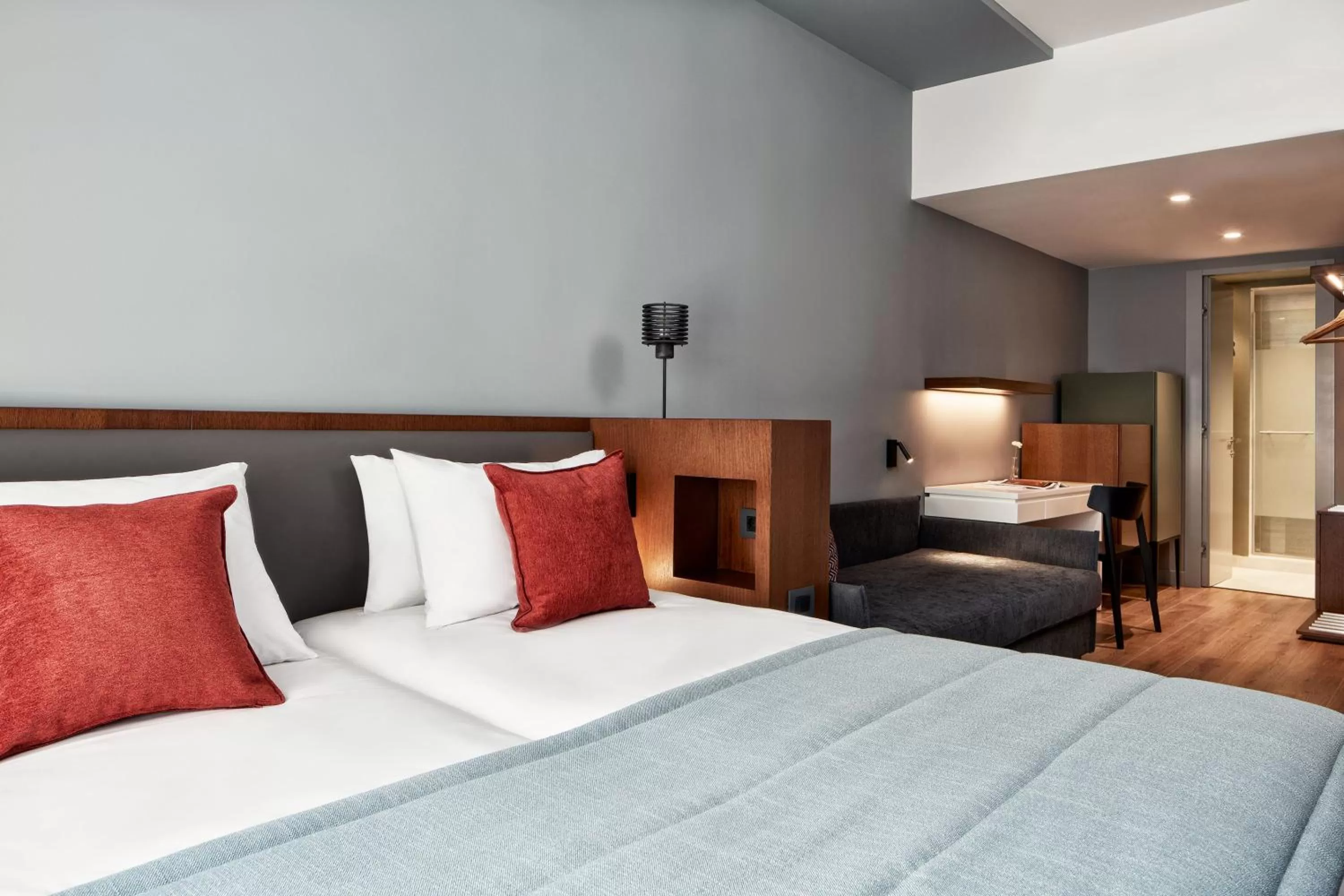 Bedroom, Bed in Hotel Achilleas