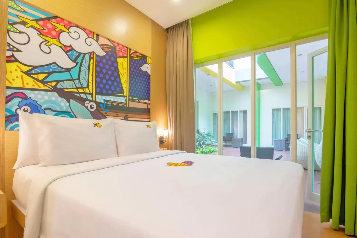 Bedroom, Bed in MaxOneHotels at Resort Makassar