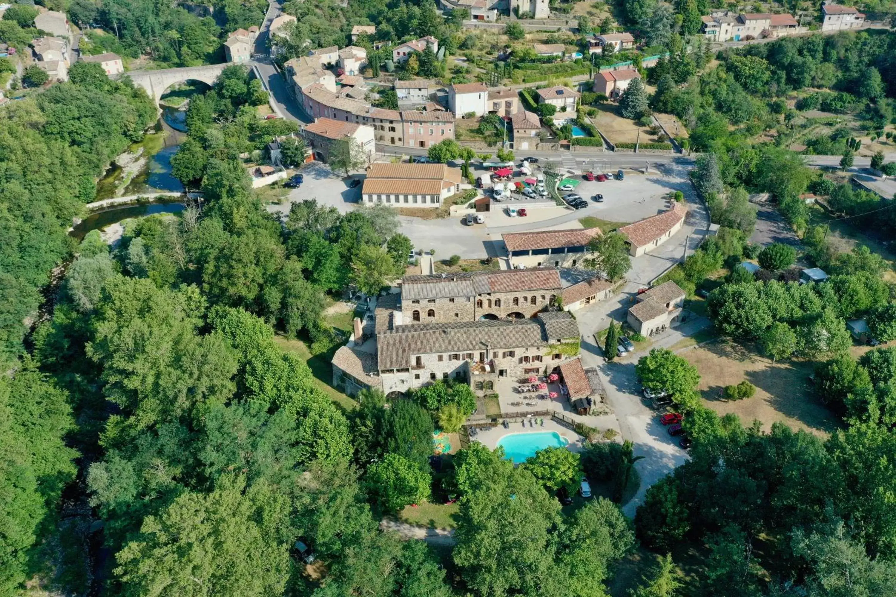 Bird's eye view, Bird's-eye View in Le Moulin D'onclaire Camping et chambres d'hôtes