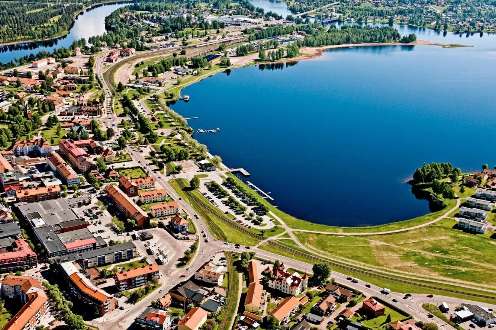 Bird's-eye View in Mora Hotell & Spa