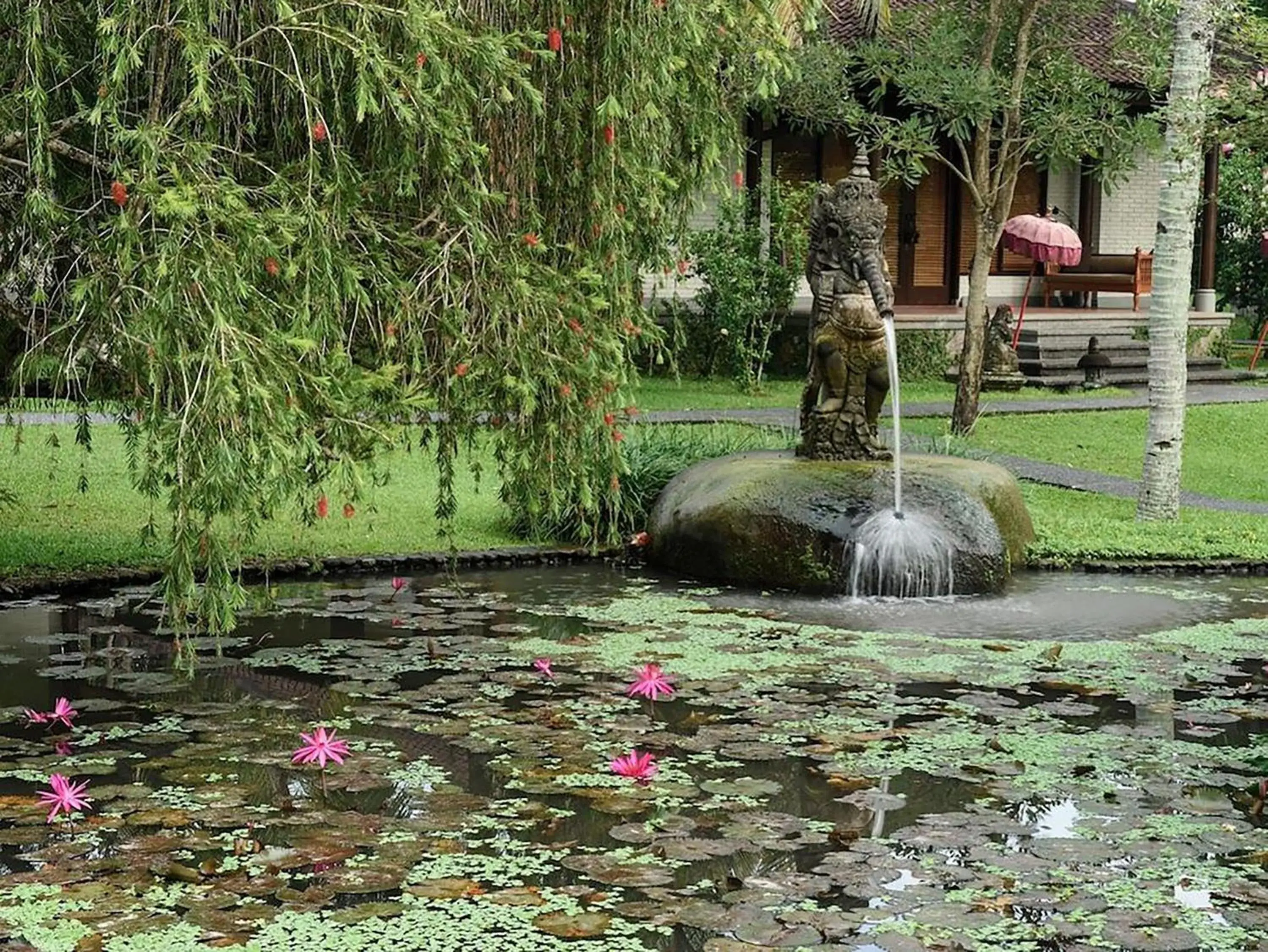 Garden view in Tanah Gajah, a Resort by Hadiprana