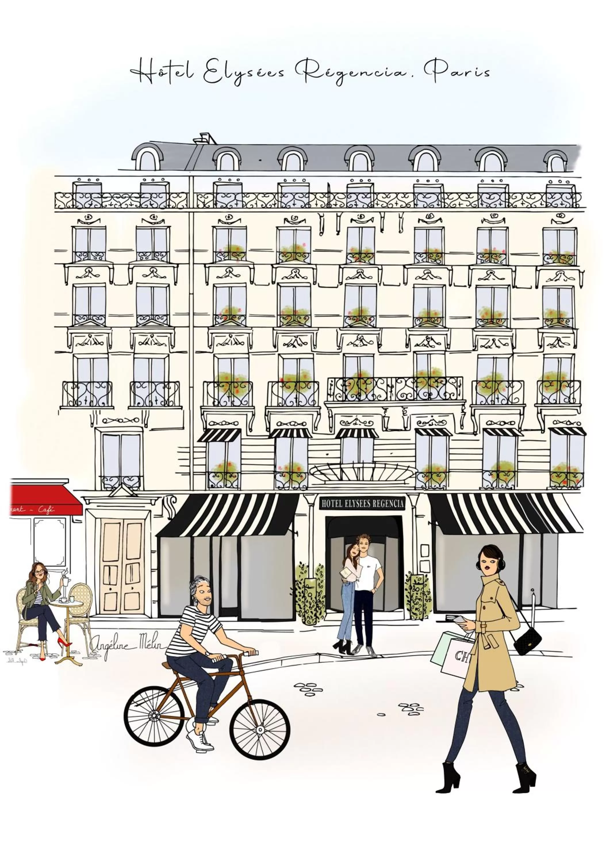 Property building in Hôtel Elysées Régencia