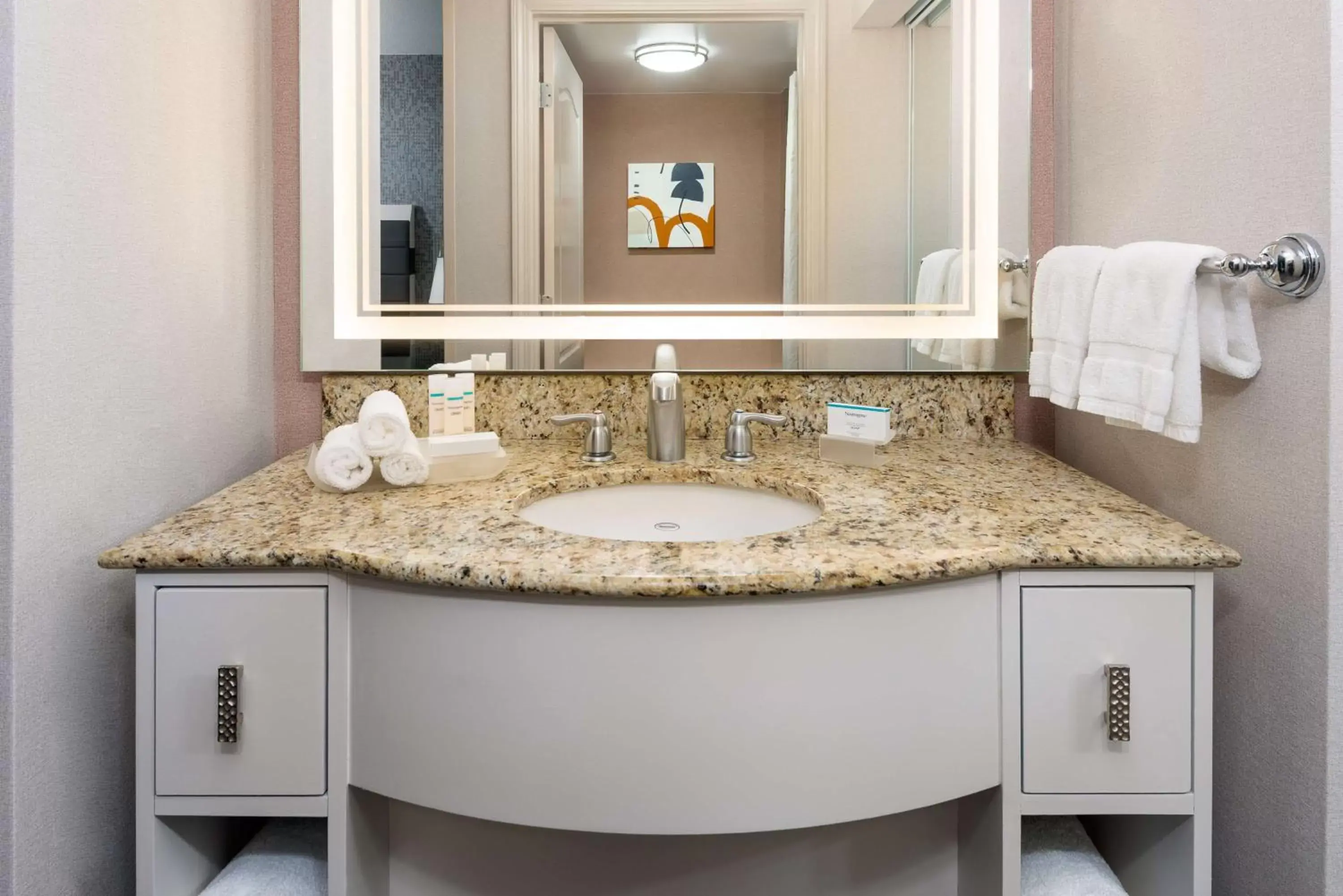 Bathroom in Homewood Suites by Hilton Boston/Canton, MA