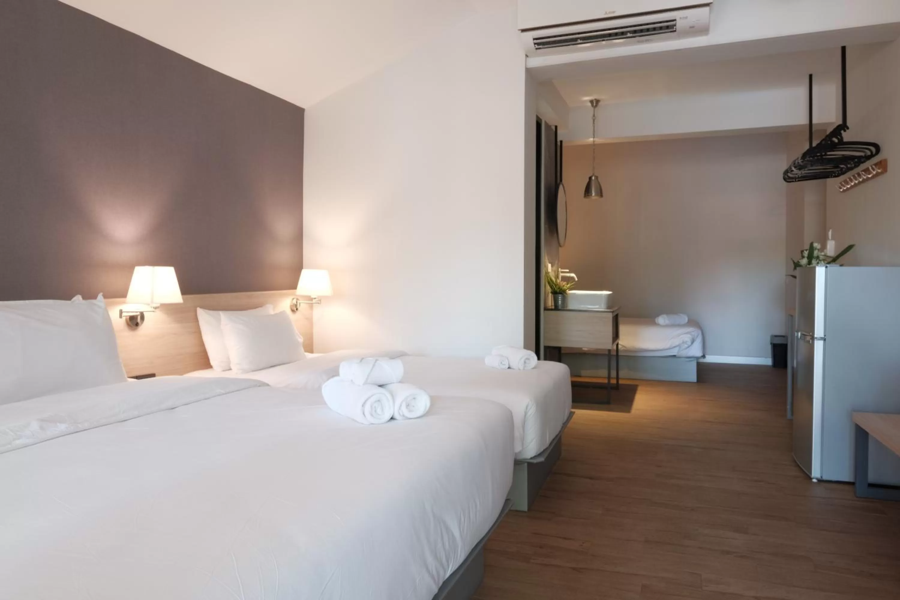 Bed in i-river chiangmai