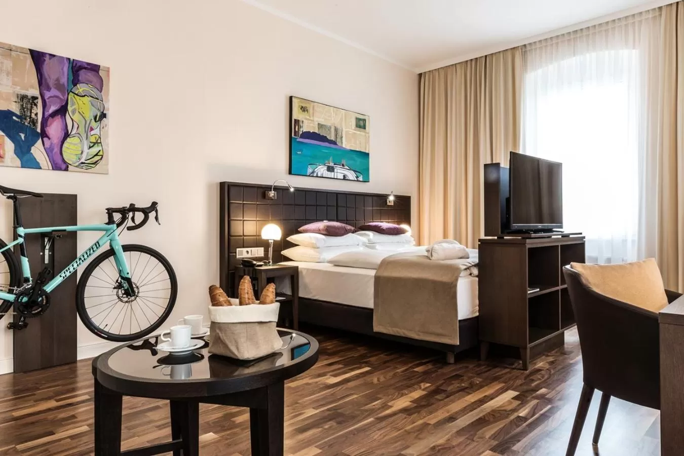 TV and multimedia, Bed in Hotel Sandwirth