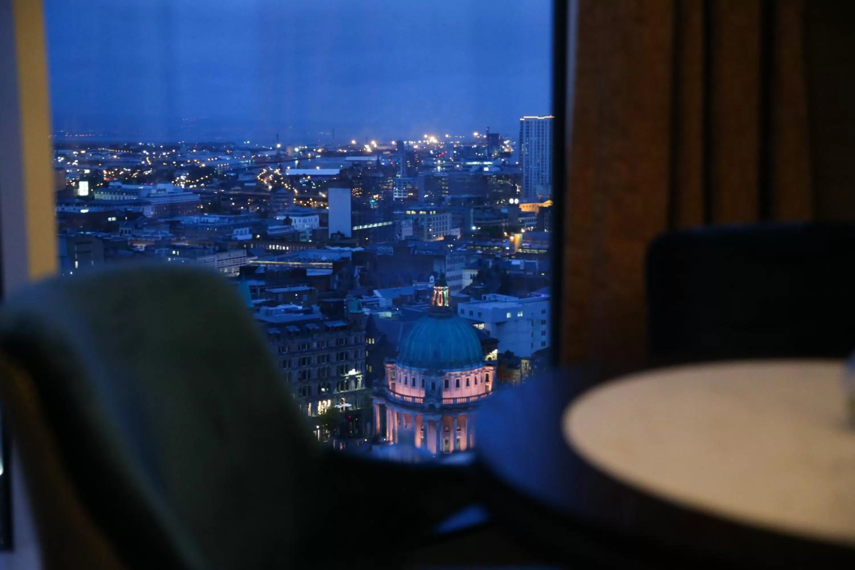 City view in Grand Central Hotel Belfast