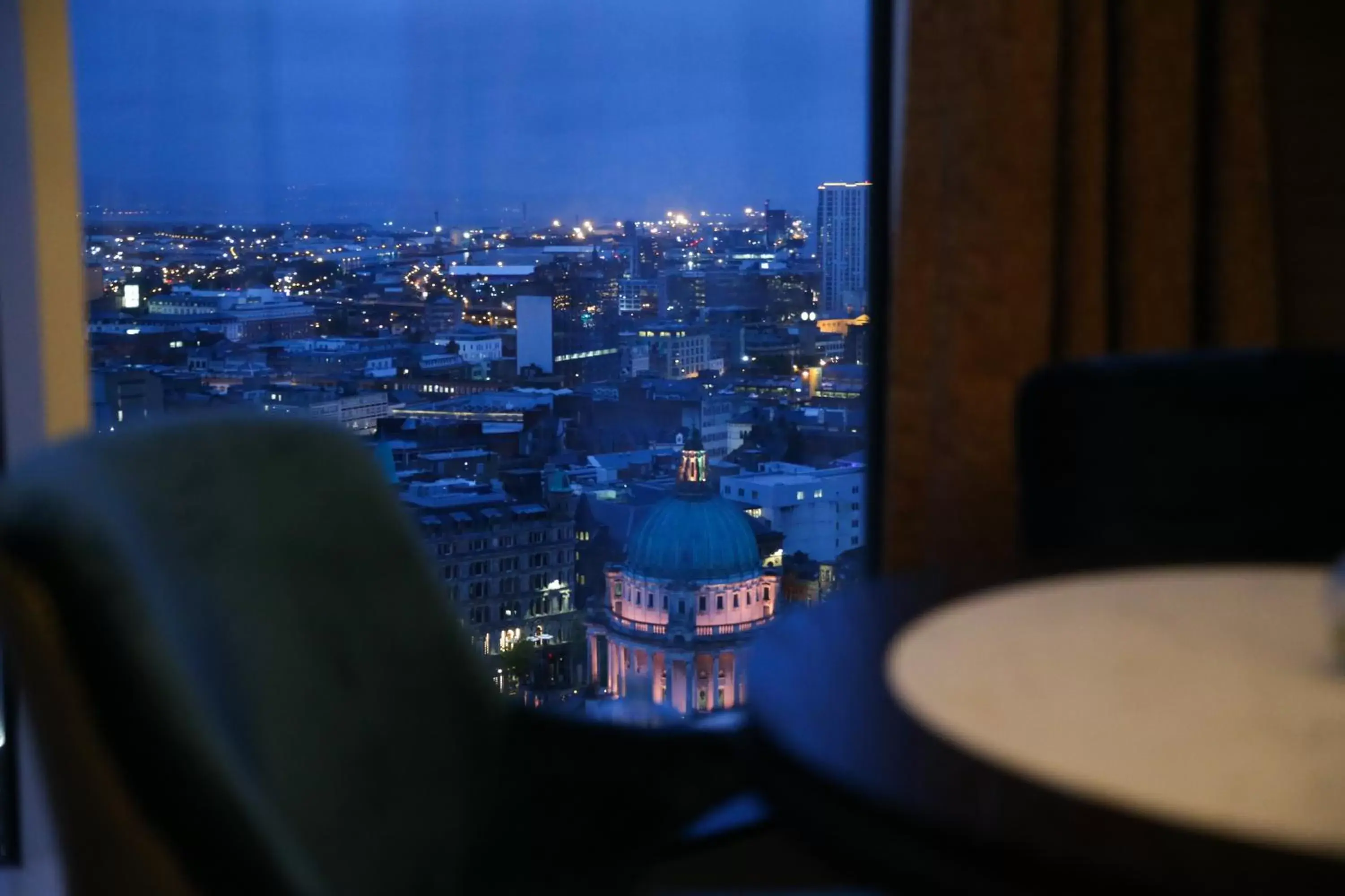 City view in Grand Central Hotel Belfast City view in Grand Central Hotel Belfast