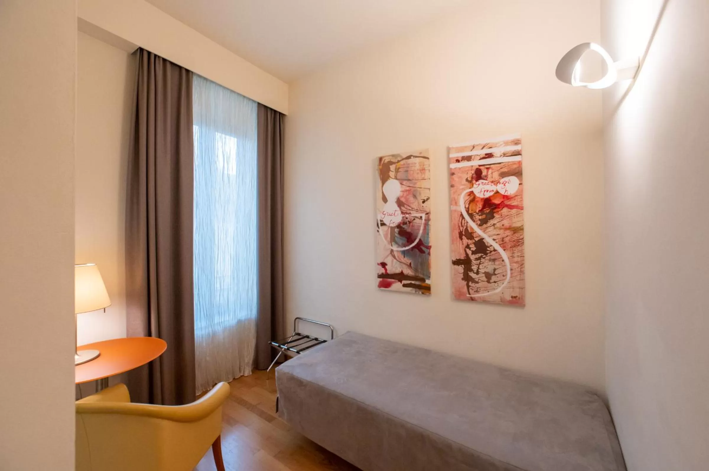 Seating area, Bed in Hotel Annunziata