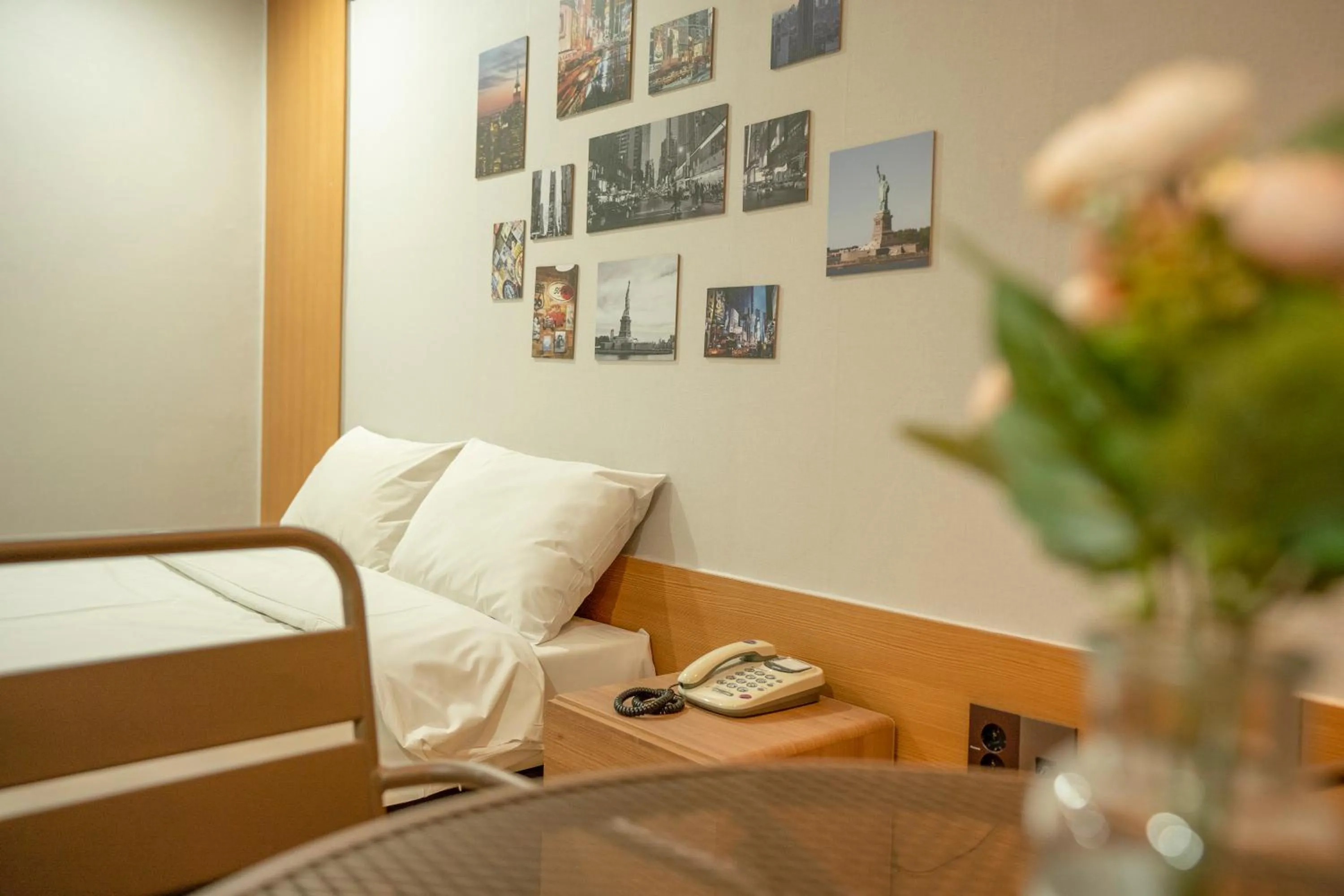 Bed in Jeju Stay Hotel