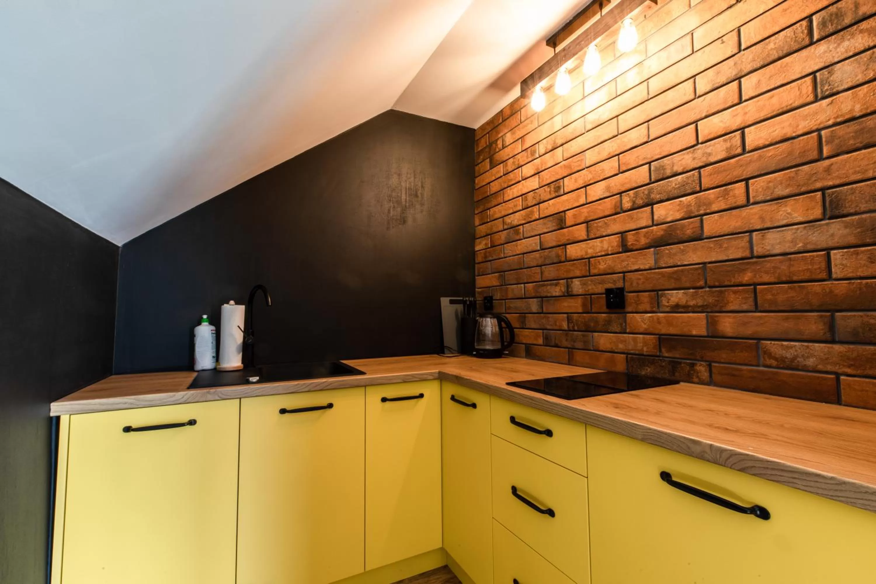 Kitchen or kitchenette in Stylowe Apartamenty Plewiska