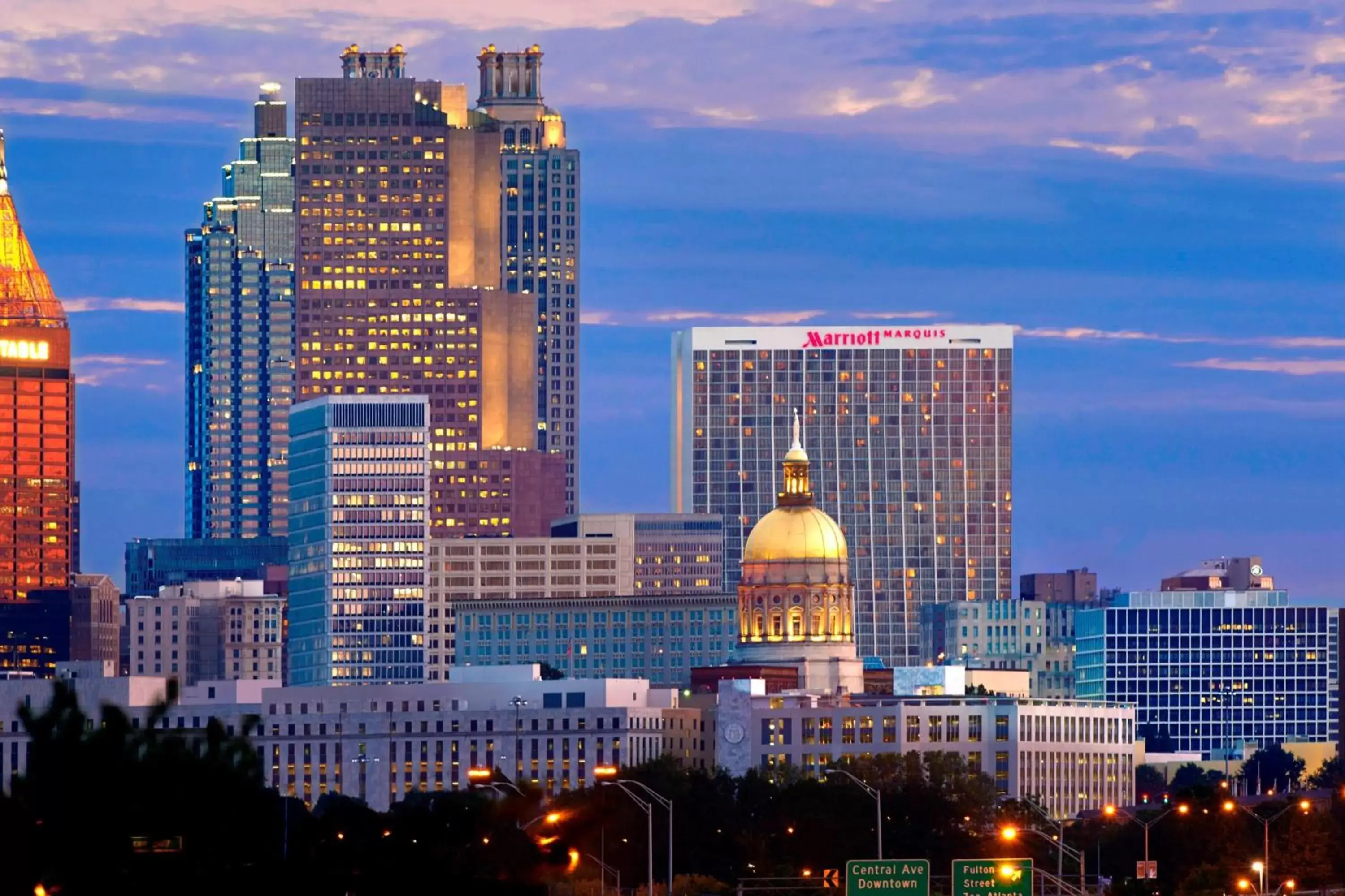 Property building in Atlanta Marriott Marquis