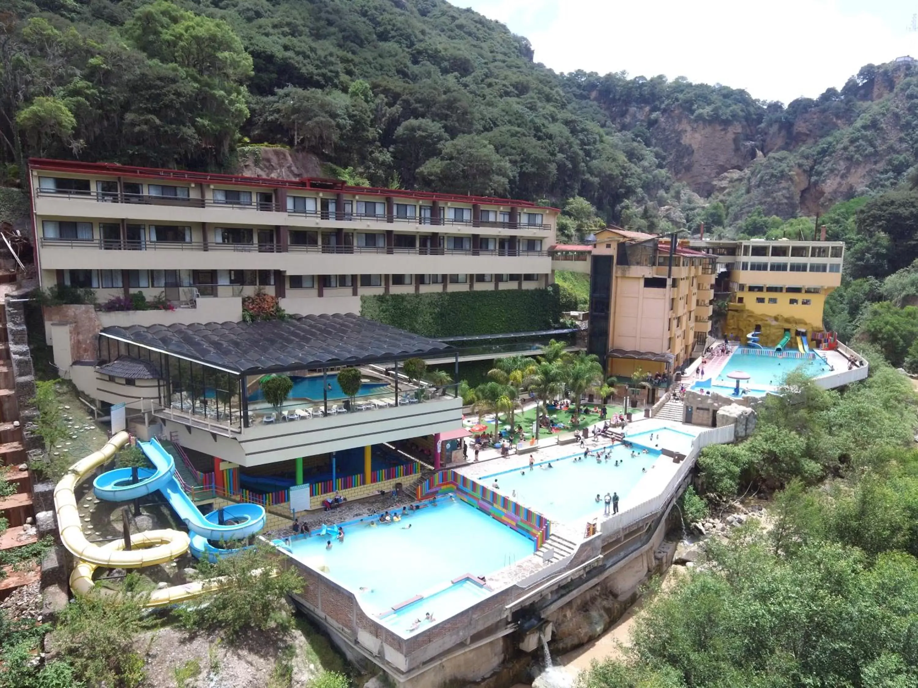 Property building, Bird's-eye View in Hotel y Aguas Termales de Chignahuapan
