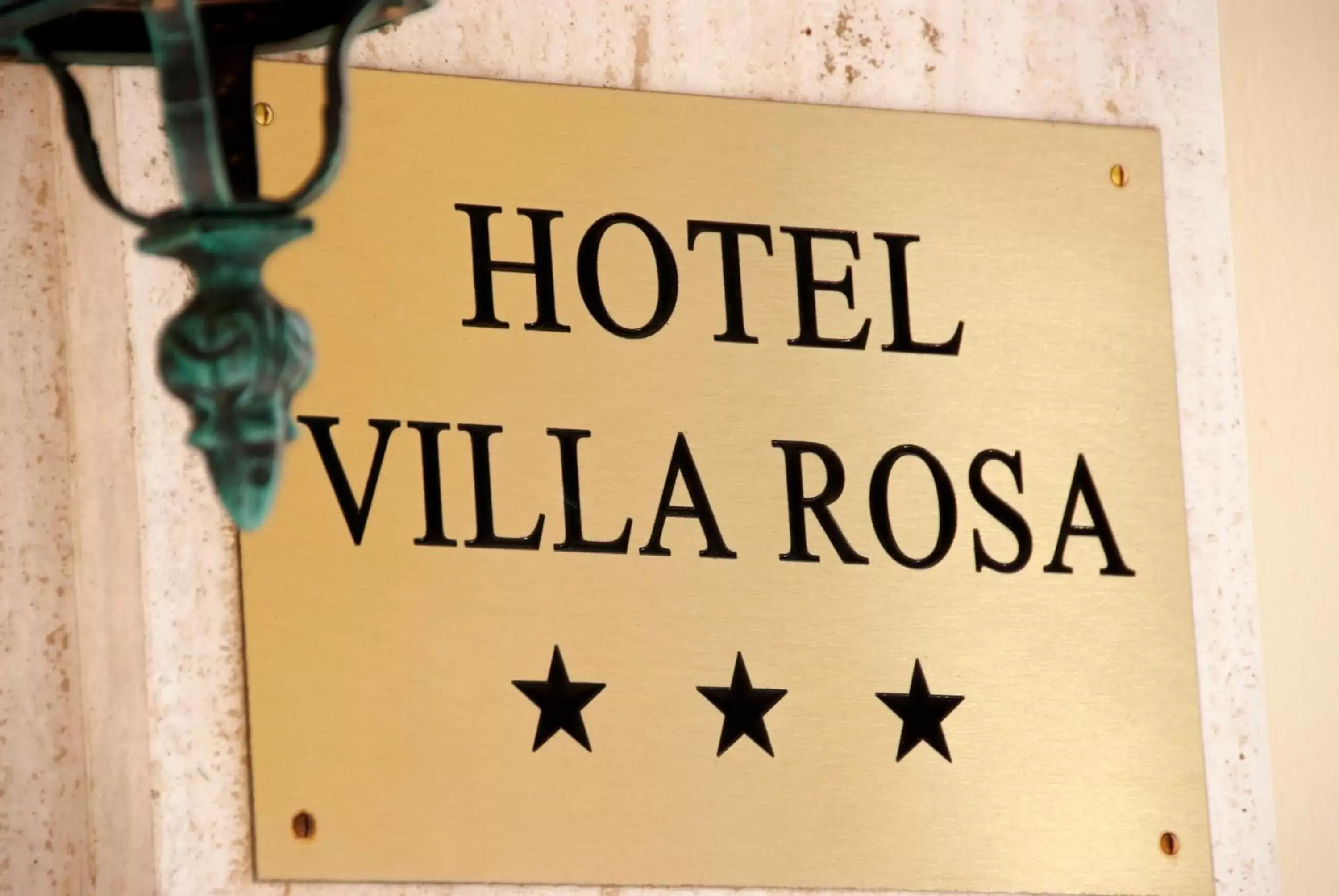 Decorative detail in Hotel Villa Rosa