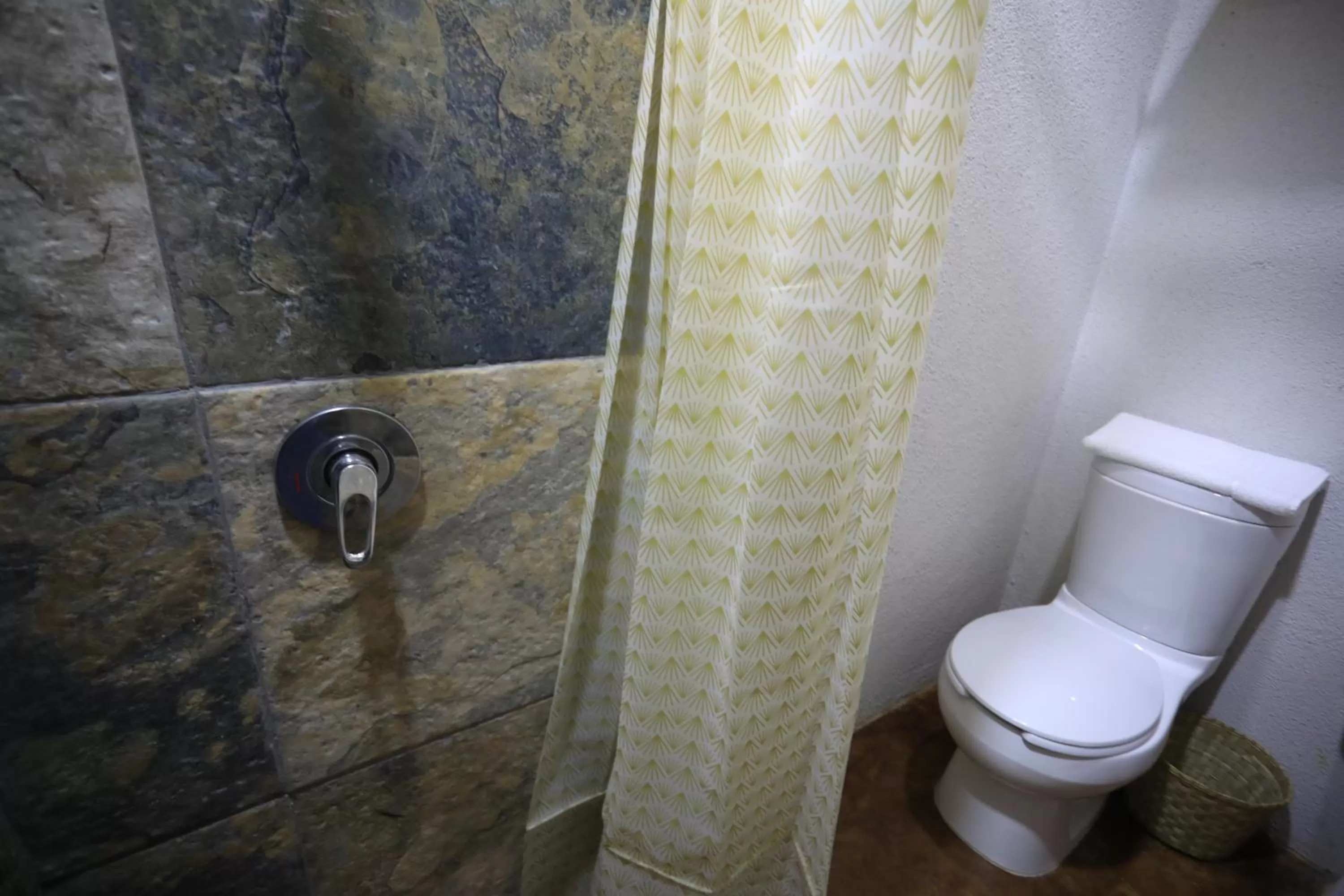 Bathroom in La Dorada Town view