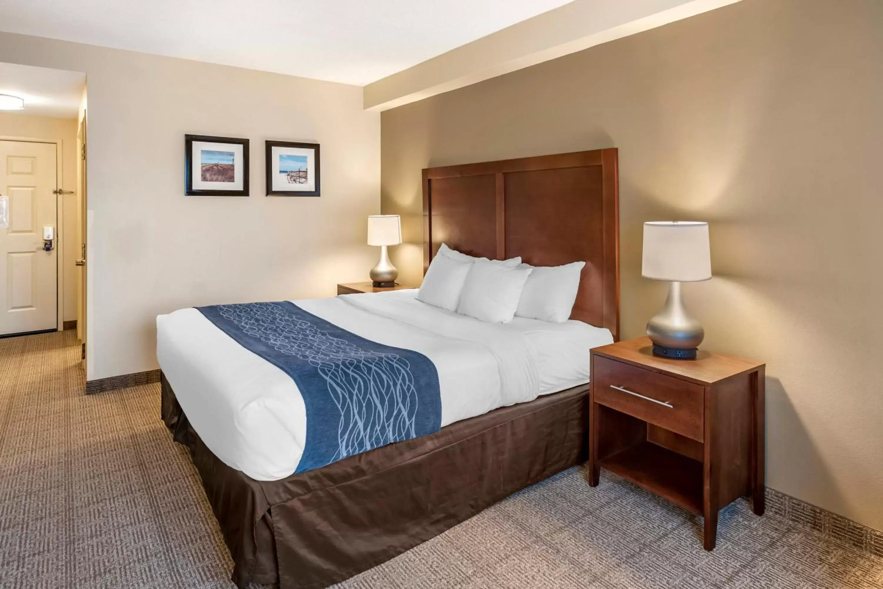 Bed in Comfort Inn & Suites Virginia Beach-Norfolk Airport