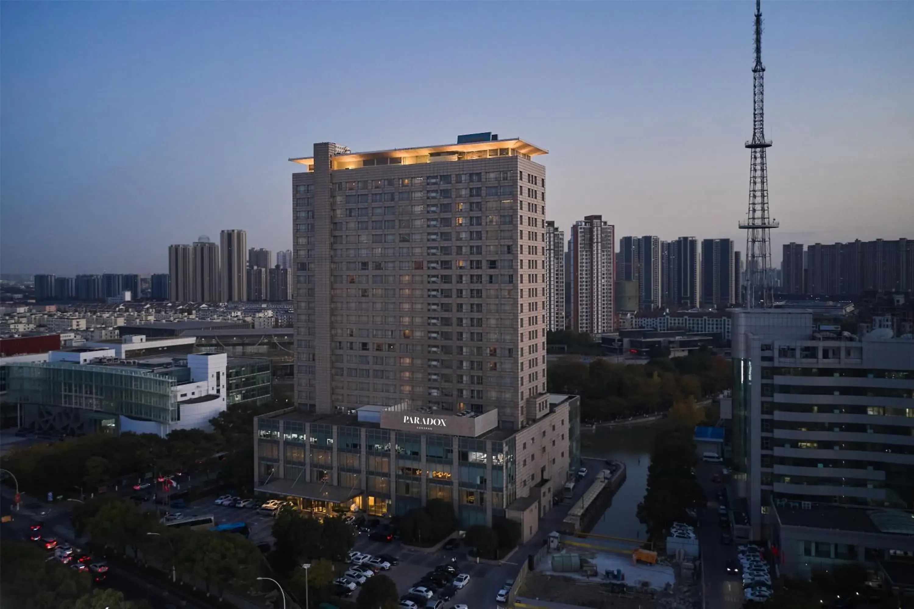 Bird's eye view in Paradox Kunshan