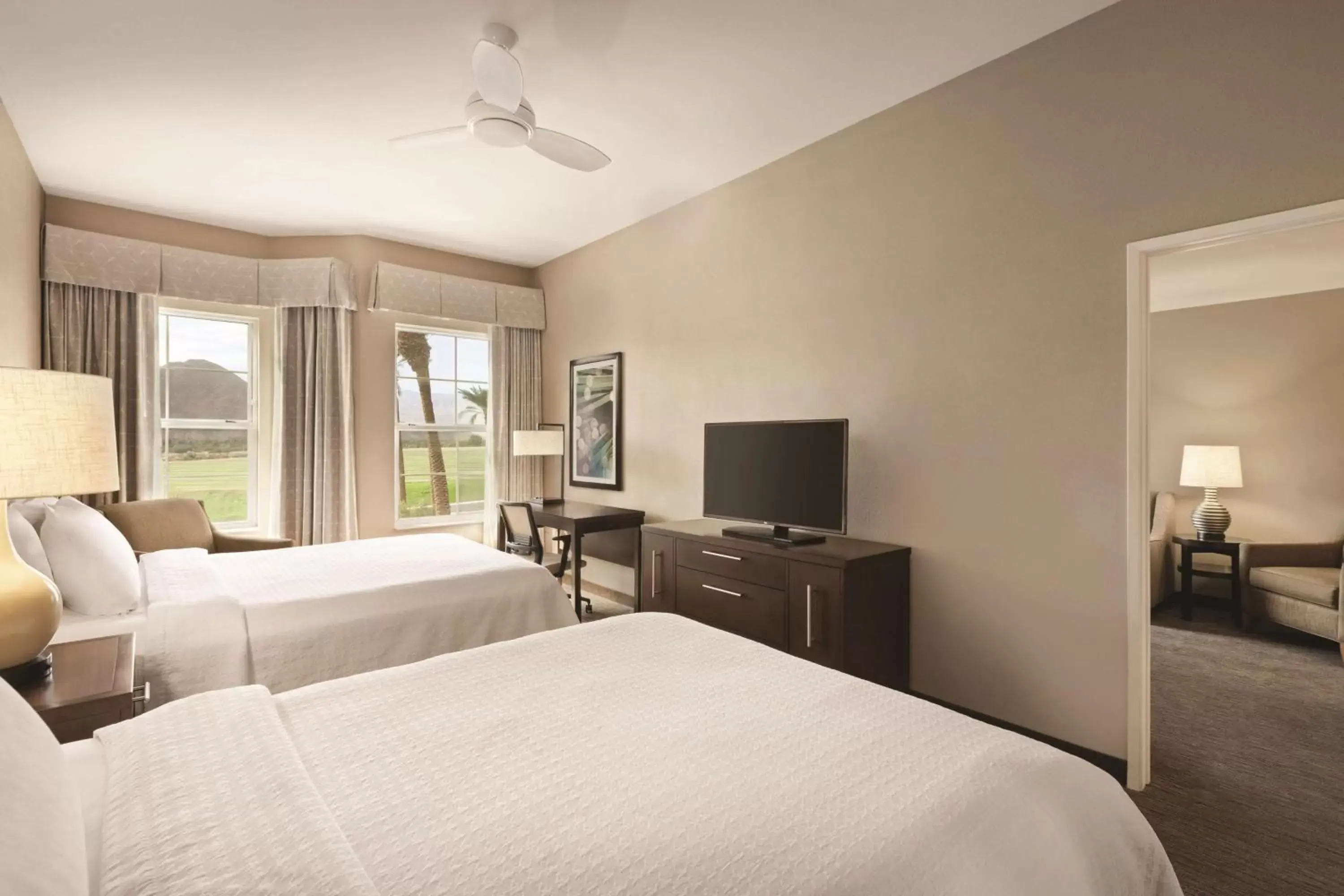 Bedroom, Bed in Homewood Suites by Hilton La Quinta