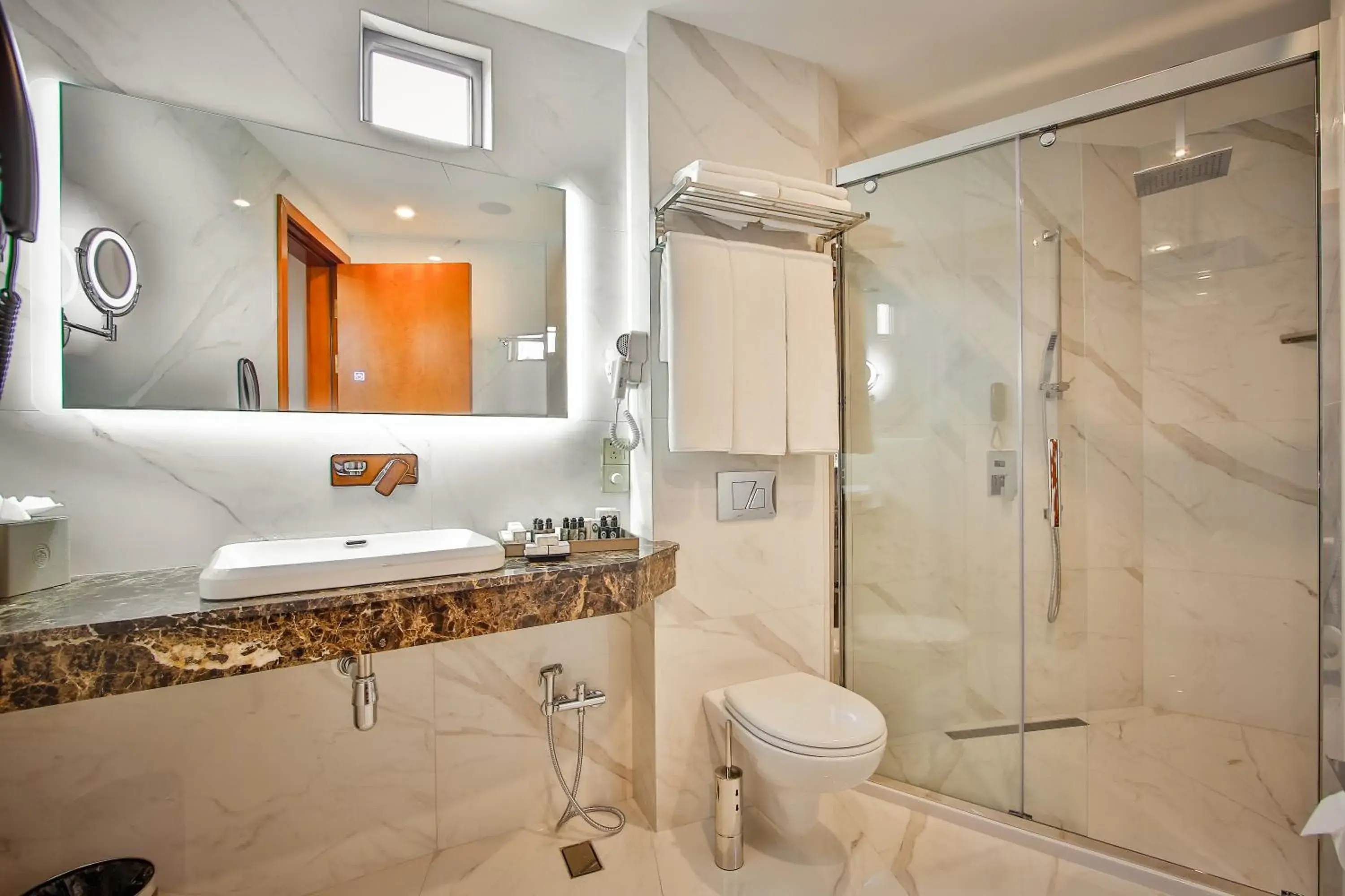 Shower, Bathroom in New Tiflis Hotel
