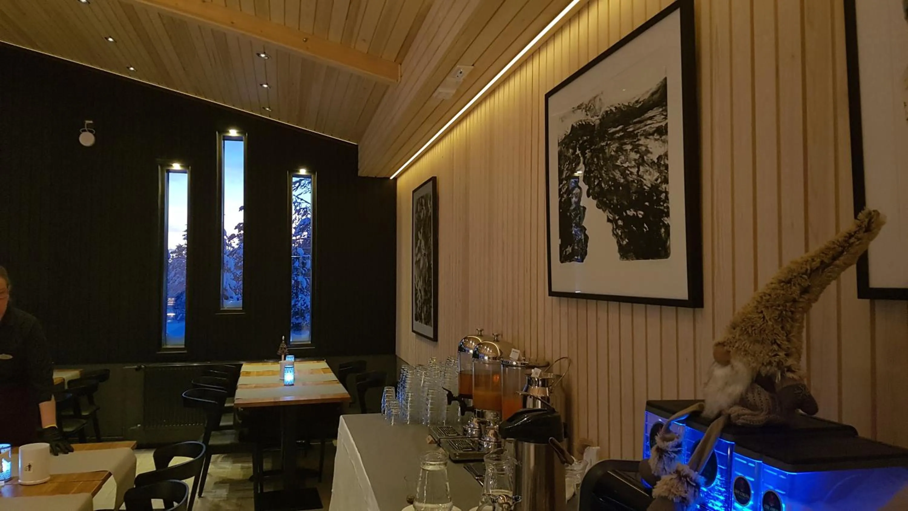 Breakfast in Santa's Igloos Arctic Circle