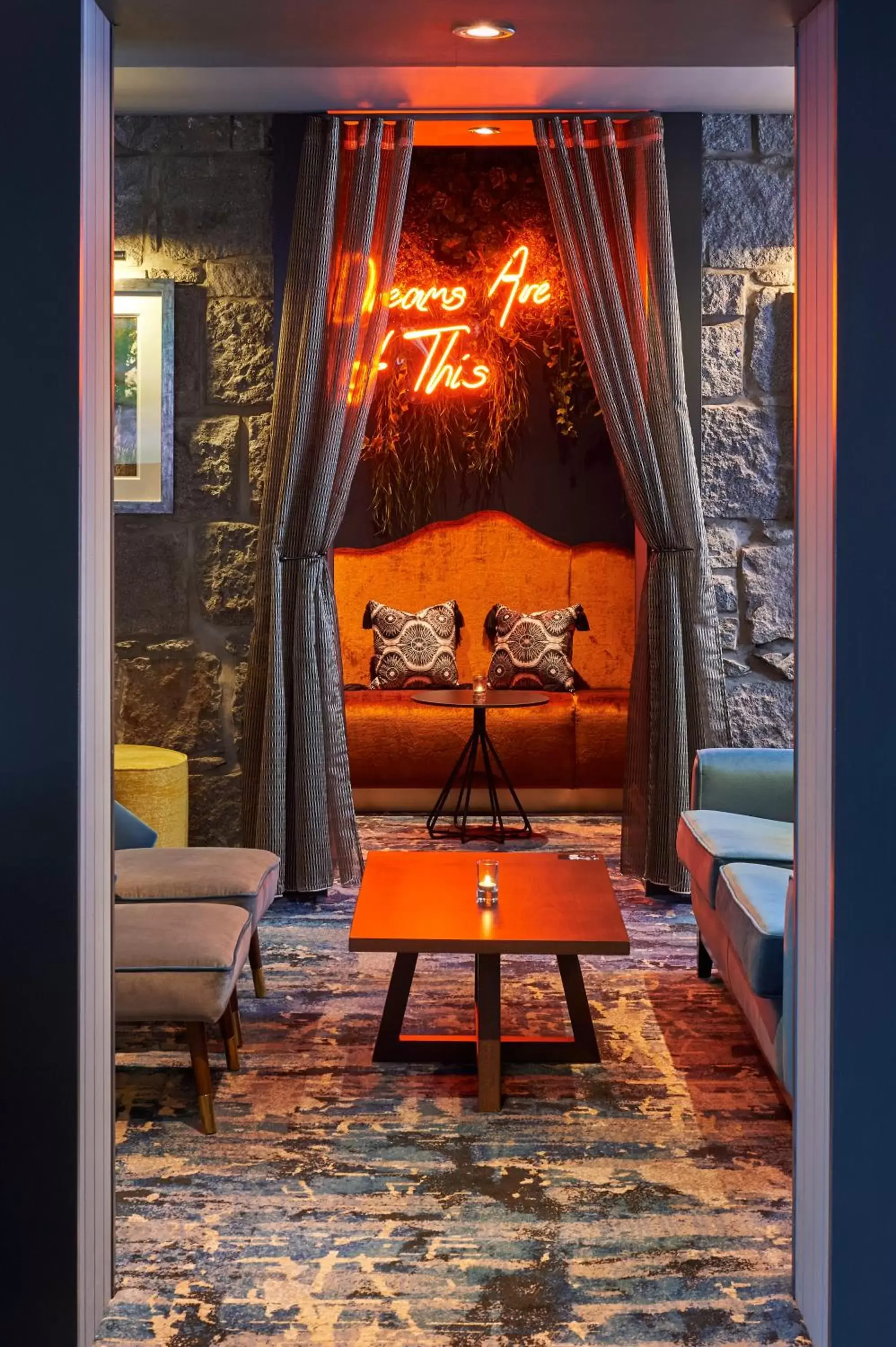 Lounge or bar in Malmaison Aberdeen