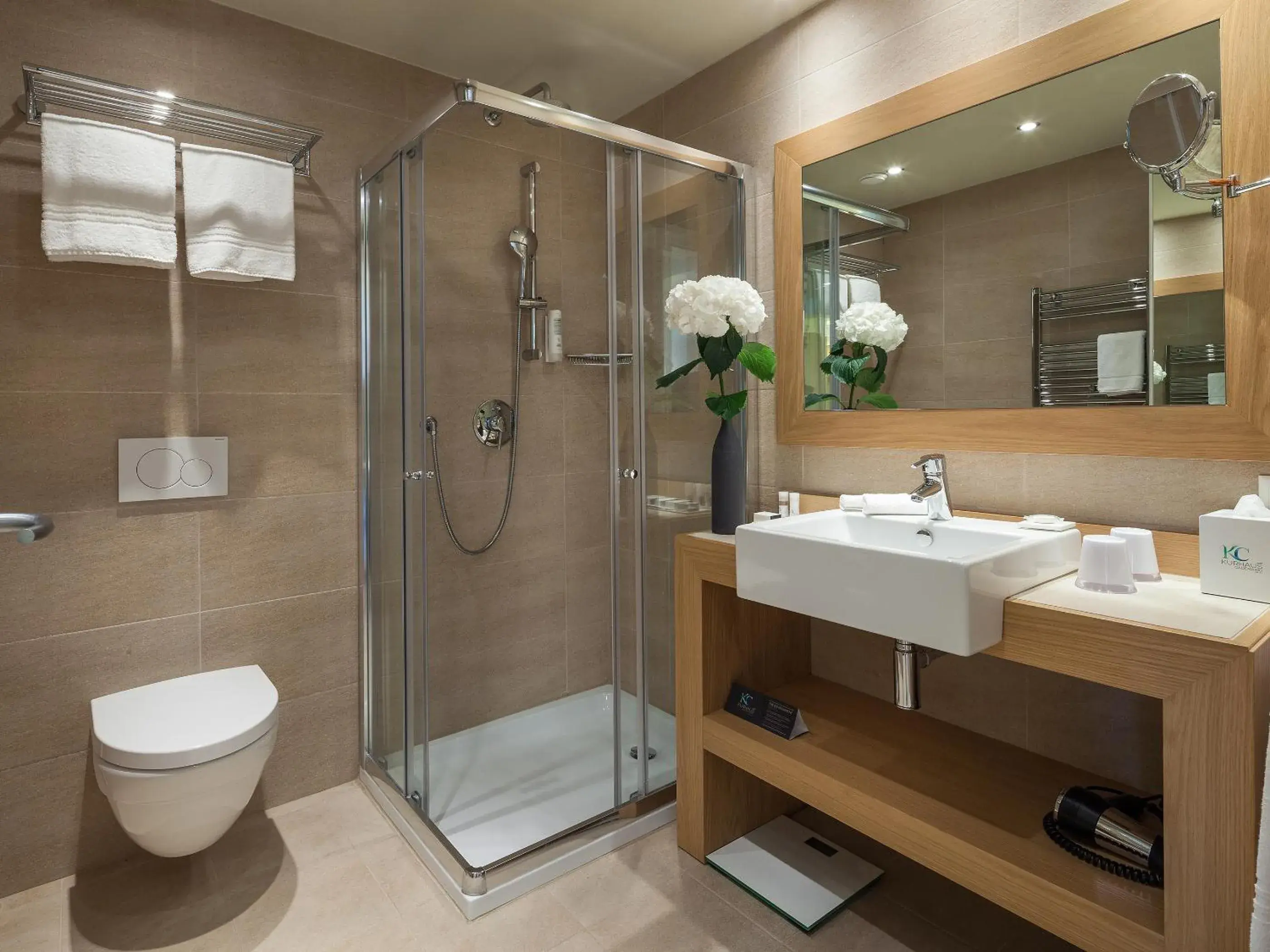 Bathroom in Kurhaus Cademario Hotel & DOT Spa - Ticino Hotels Group