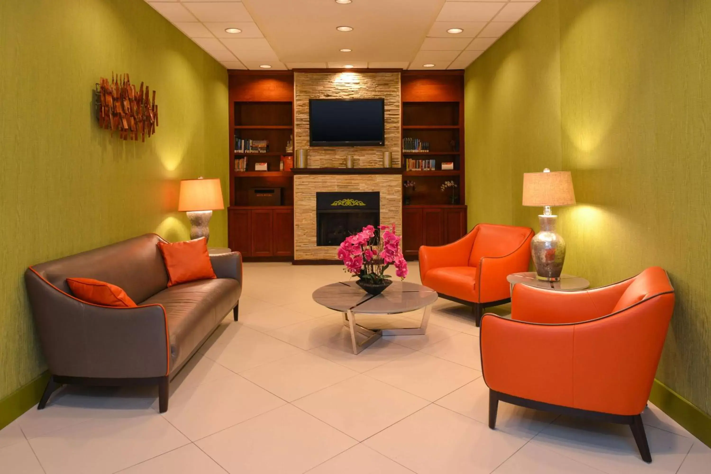 Library, Lobby/Reception in Country Inn & Suites by Radisson, Nashville Airport, TN