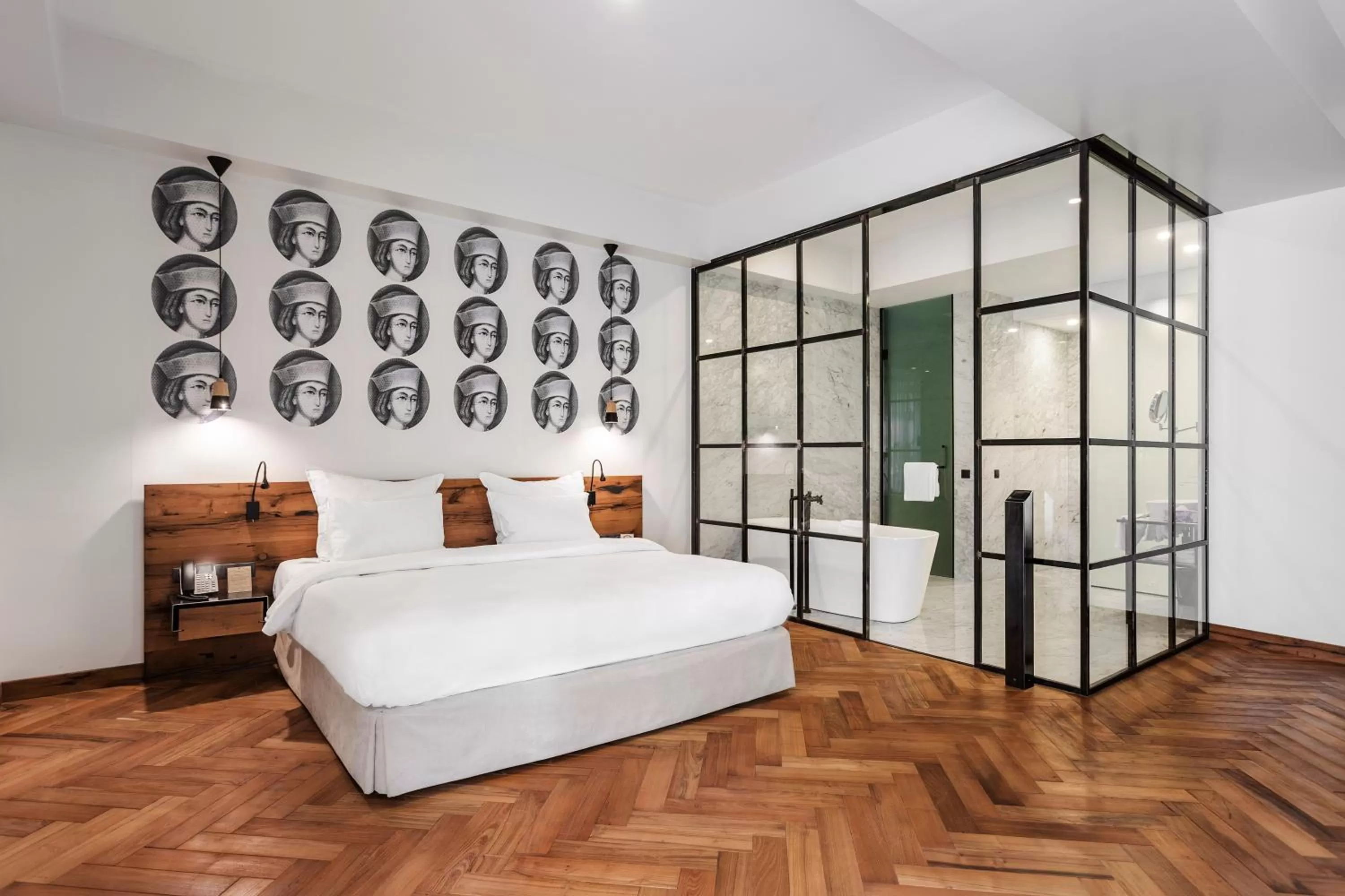 Photo of the whole room, Bed in Shota @ Rustaveli Boutique Hotel