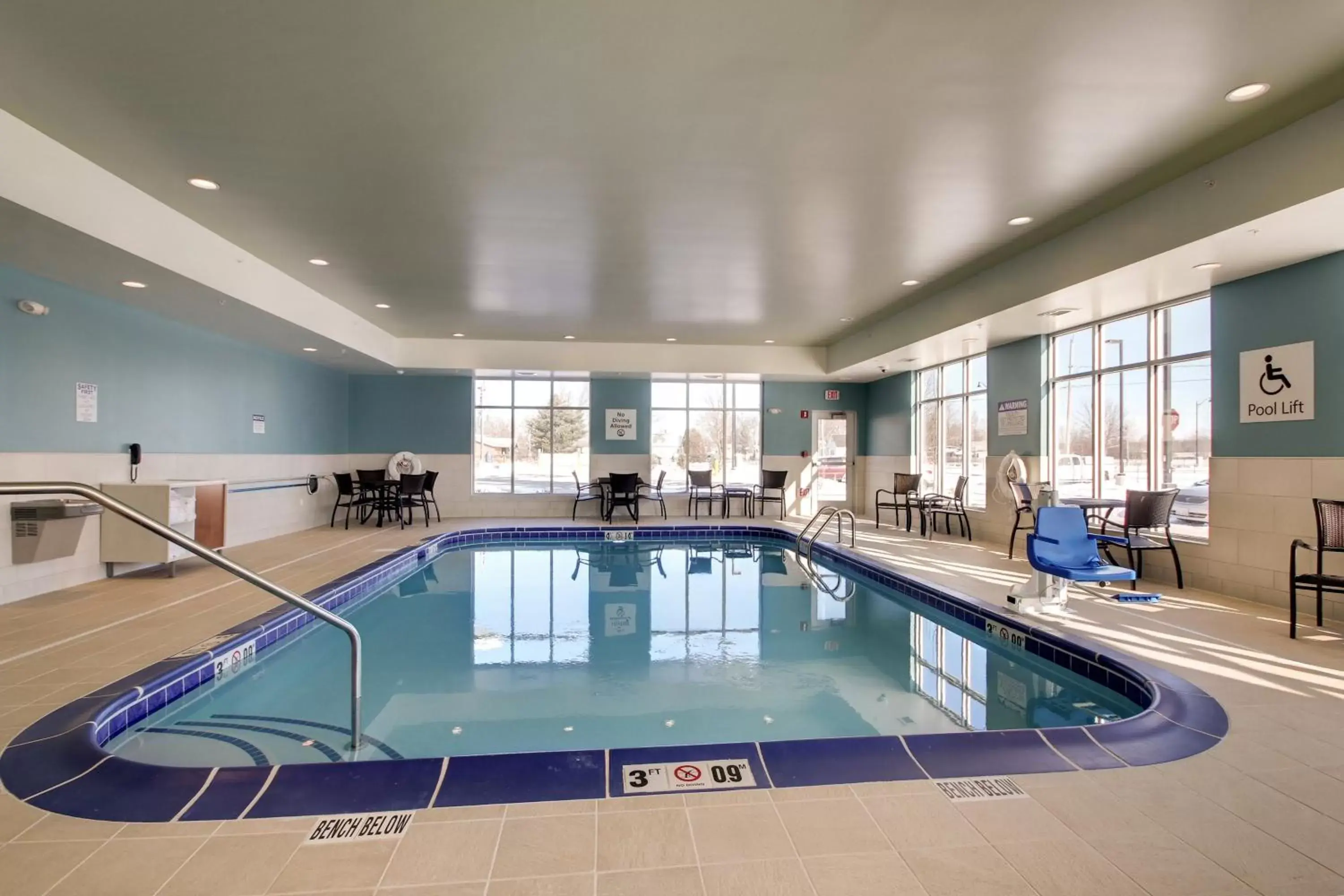 Swimming Pool in Holiday Inn Express & Suites Galesburg, an IHG Hotel