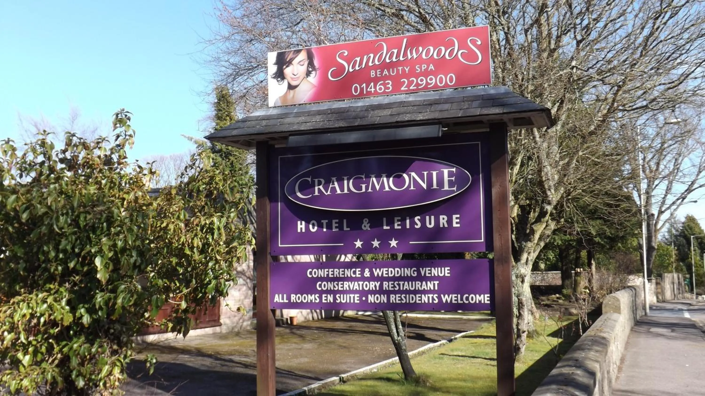 Facade/entrance in Craigmonie Hotel Inverness by Compass Hospitality