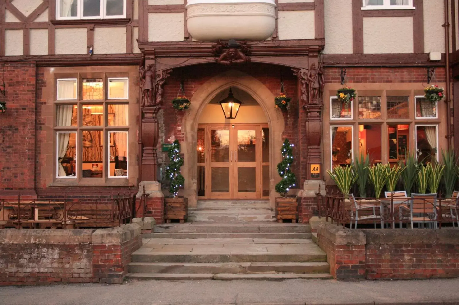 Facade/entrance in The Dukeries Lodge