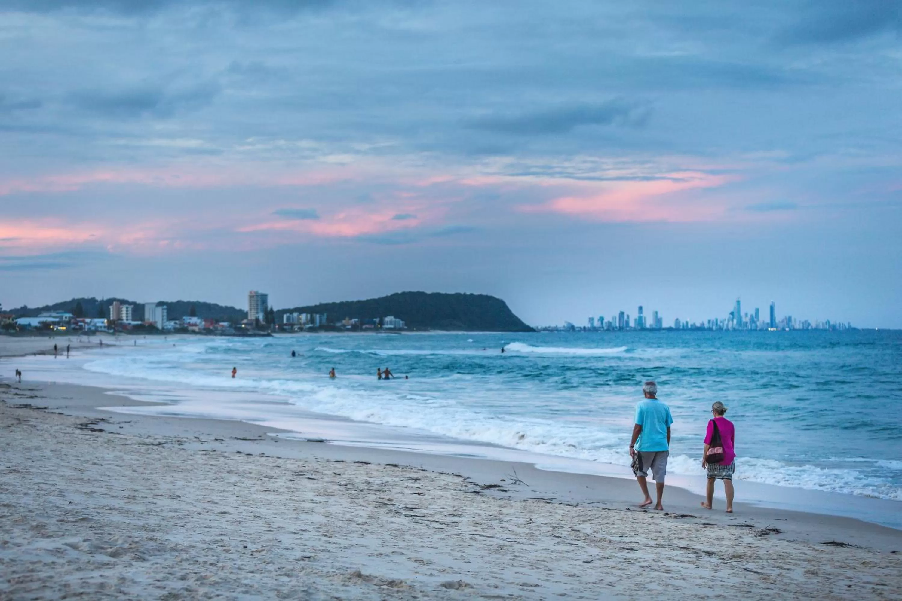 Beach in Currumbin Sands On The Beach