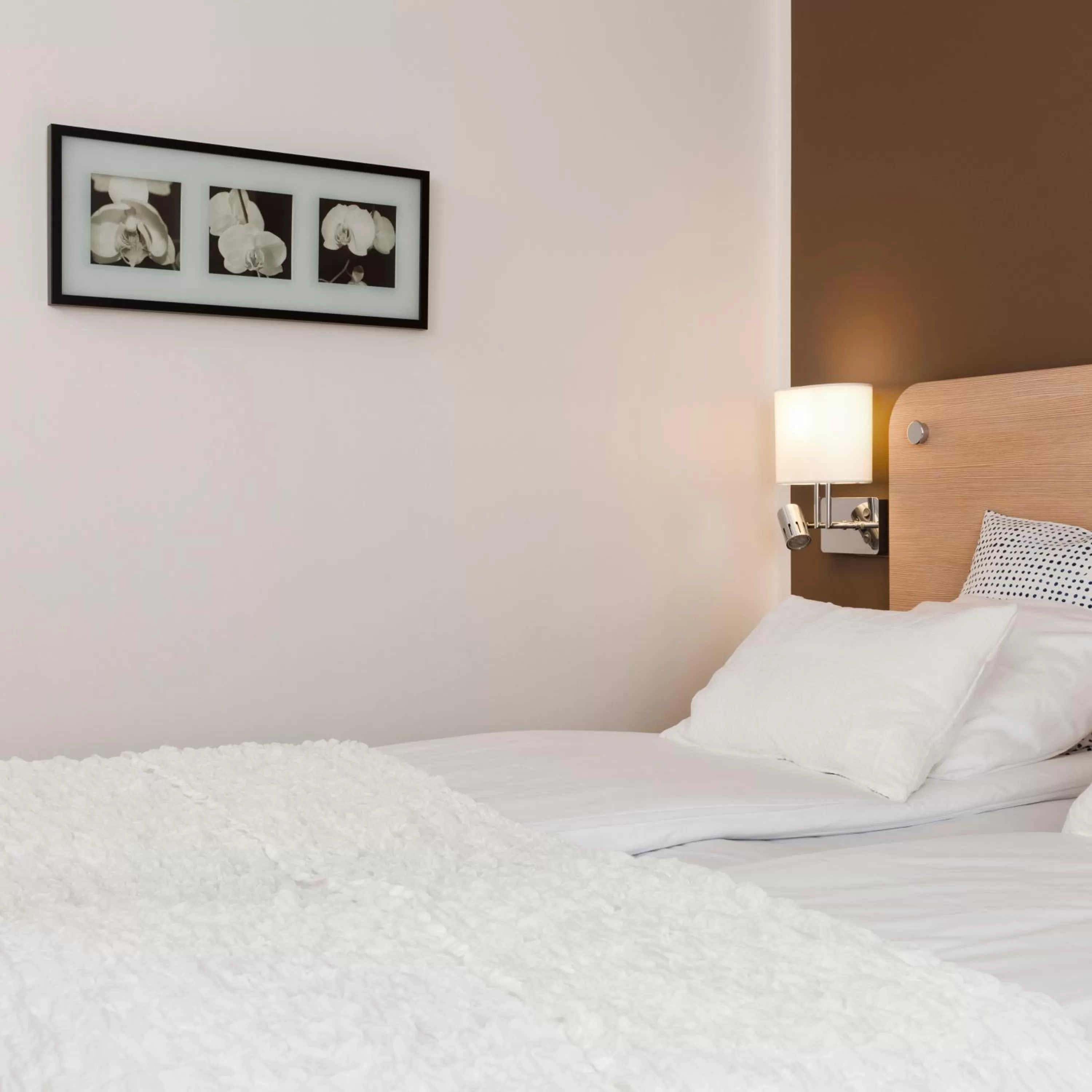 Decorative detail, Bed in Hotell Charlottenberg