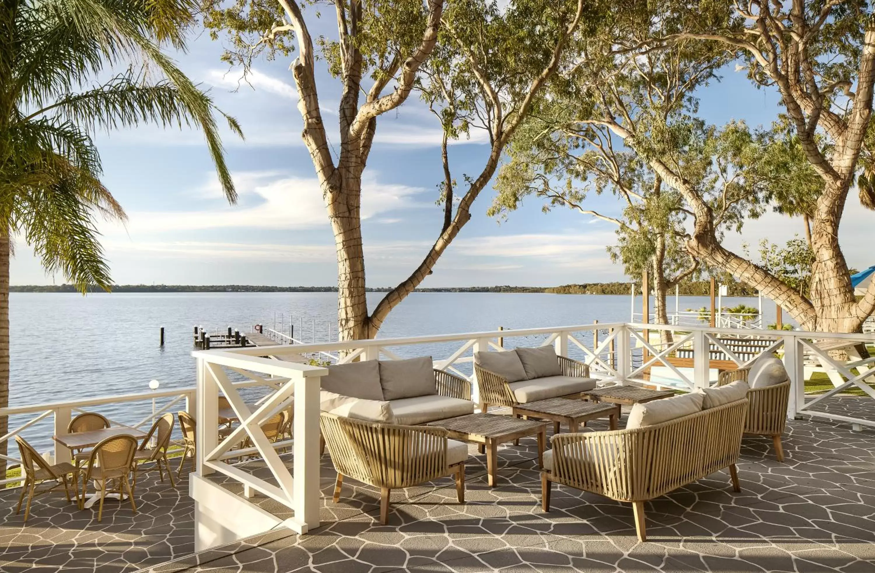 Patio in The Beachcomber Hotel & Resort, Ascend Hotel Collection