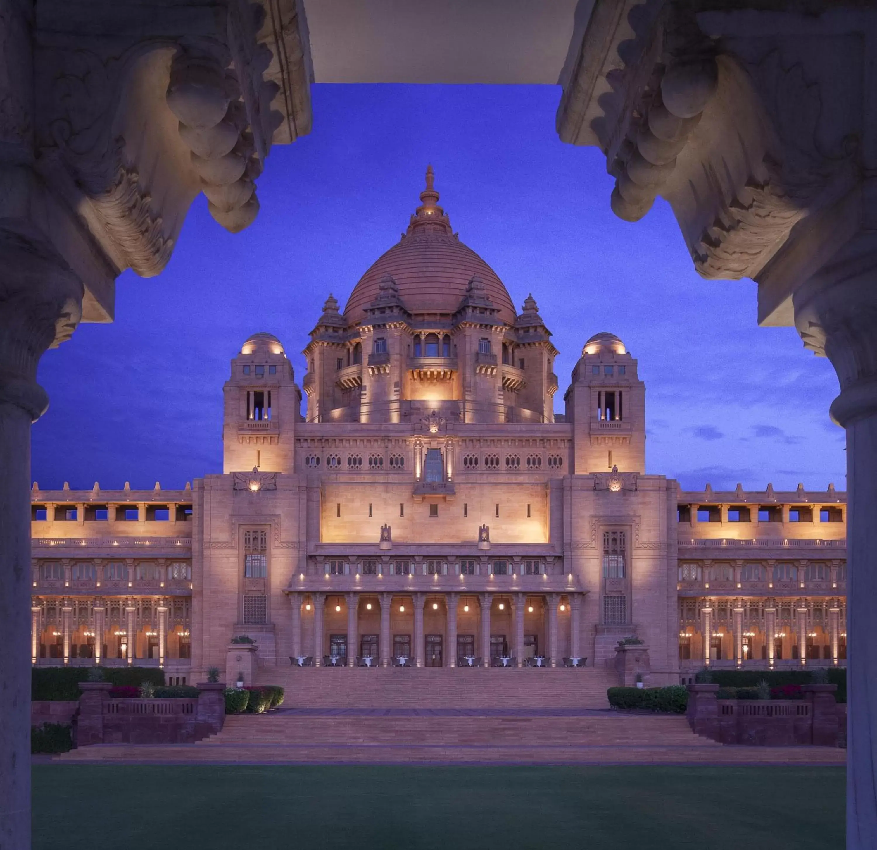 Garden in Umaid Bhawan Palace Jodhpur