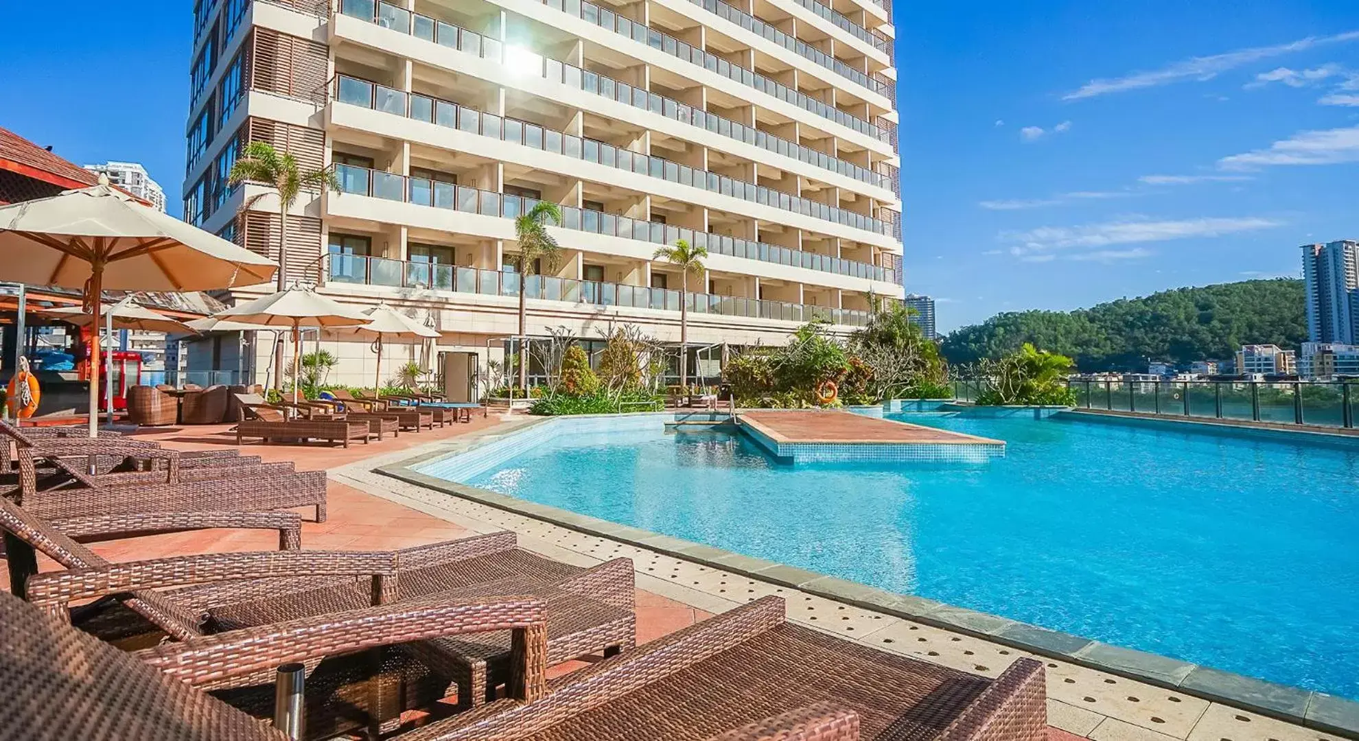 Swimming pool in Crowne Plaza Sanya City Center, an IHG Hotel