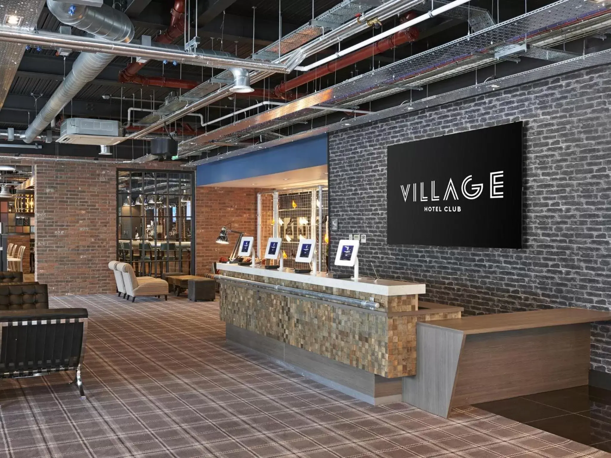 Lobby or reception in Village Hotel Glasgow