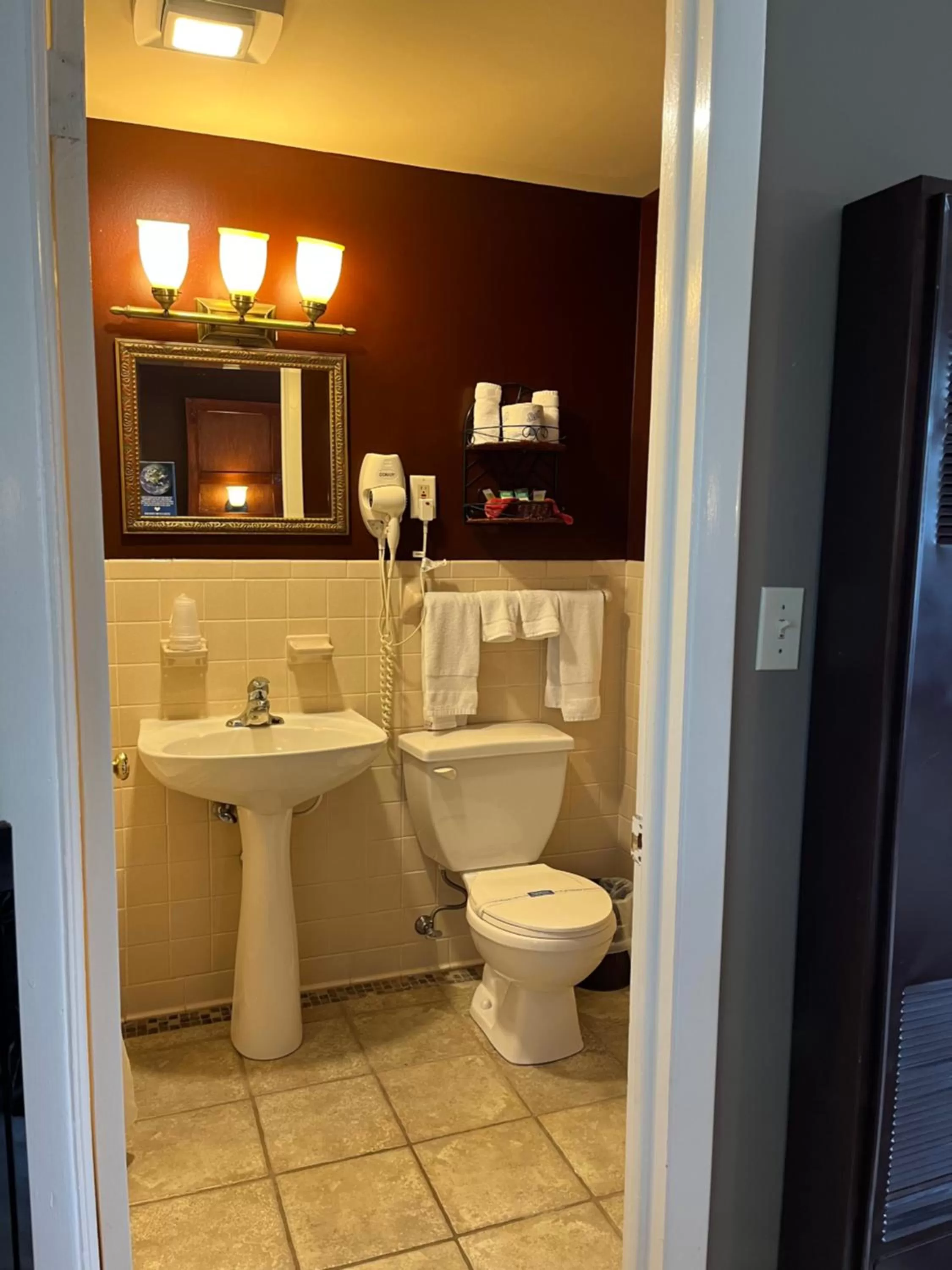 Toilet in Vinehurst Inn & Suites