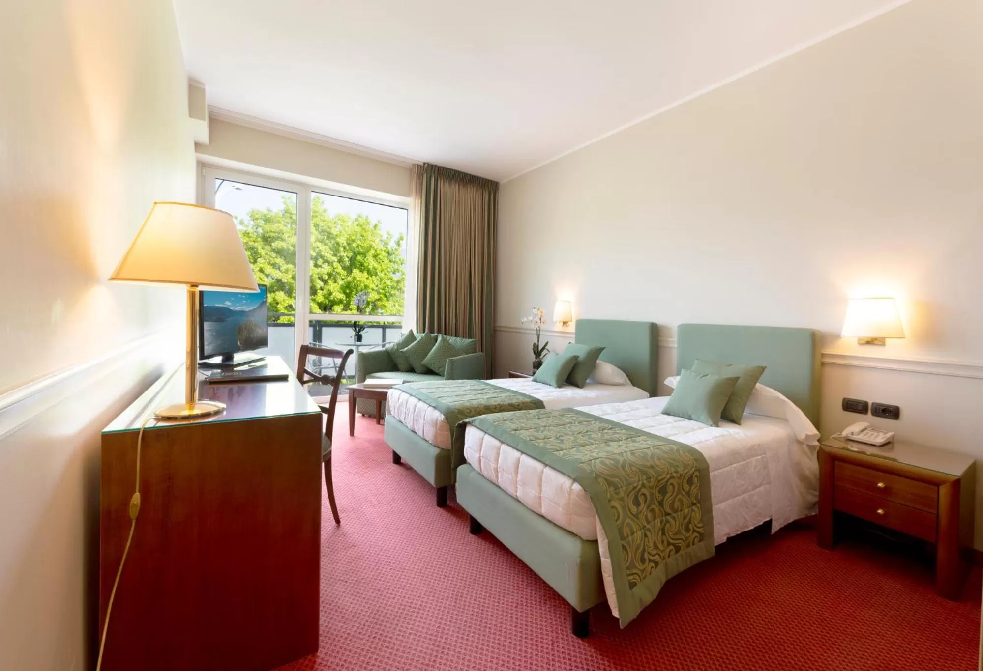 Double or Twin Room with Lake View in Hotel Barchetta Excelsior