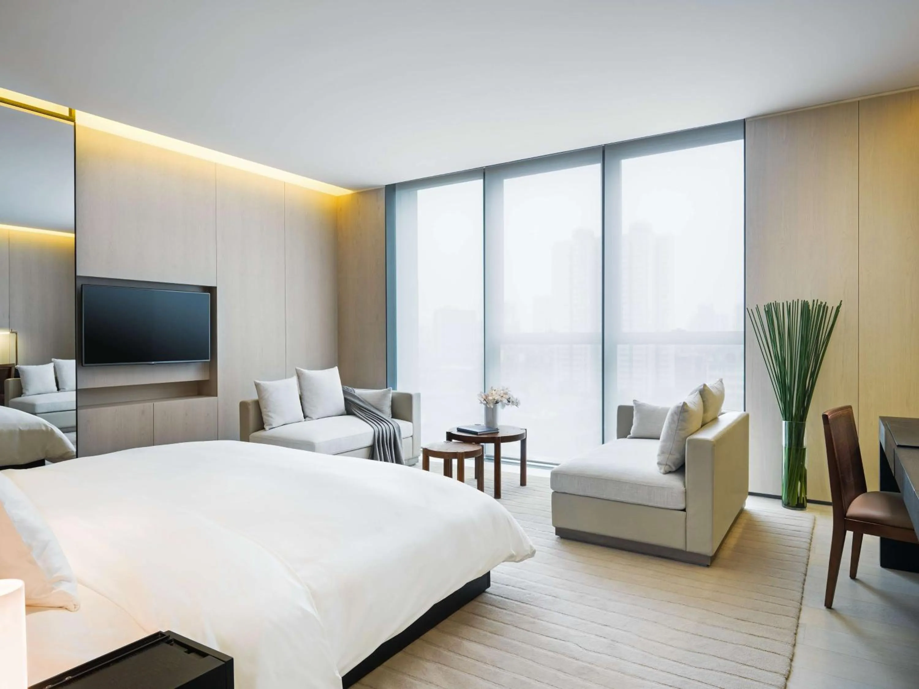 Photo of the whole room, Bed in The Temple House