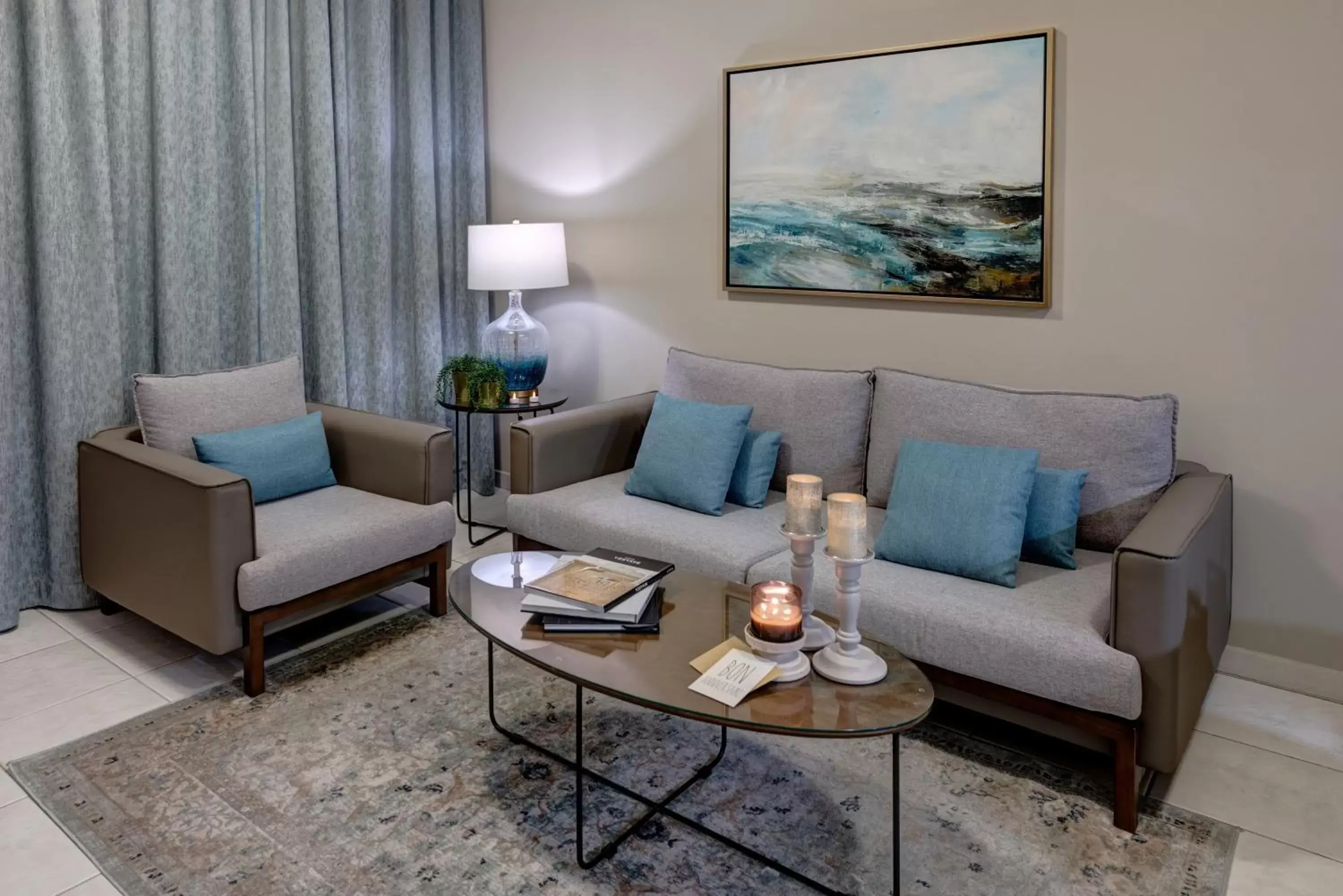 Living room, Seating Area in Al Nakheel Hotel Apartments Abu Dhabi