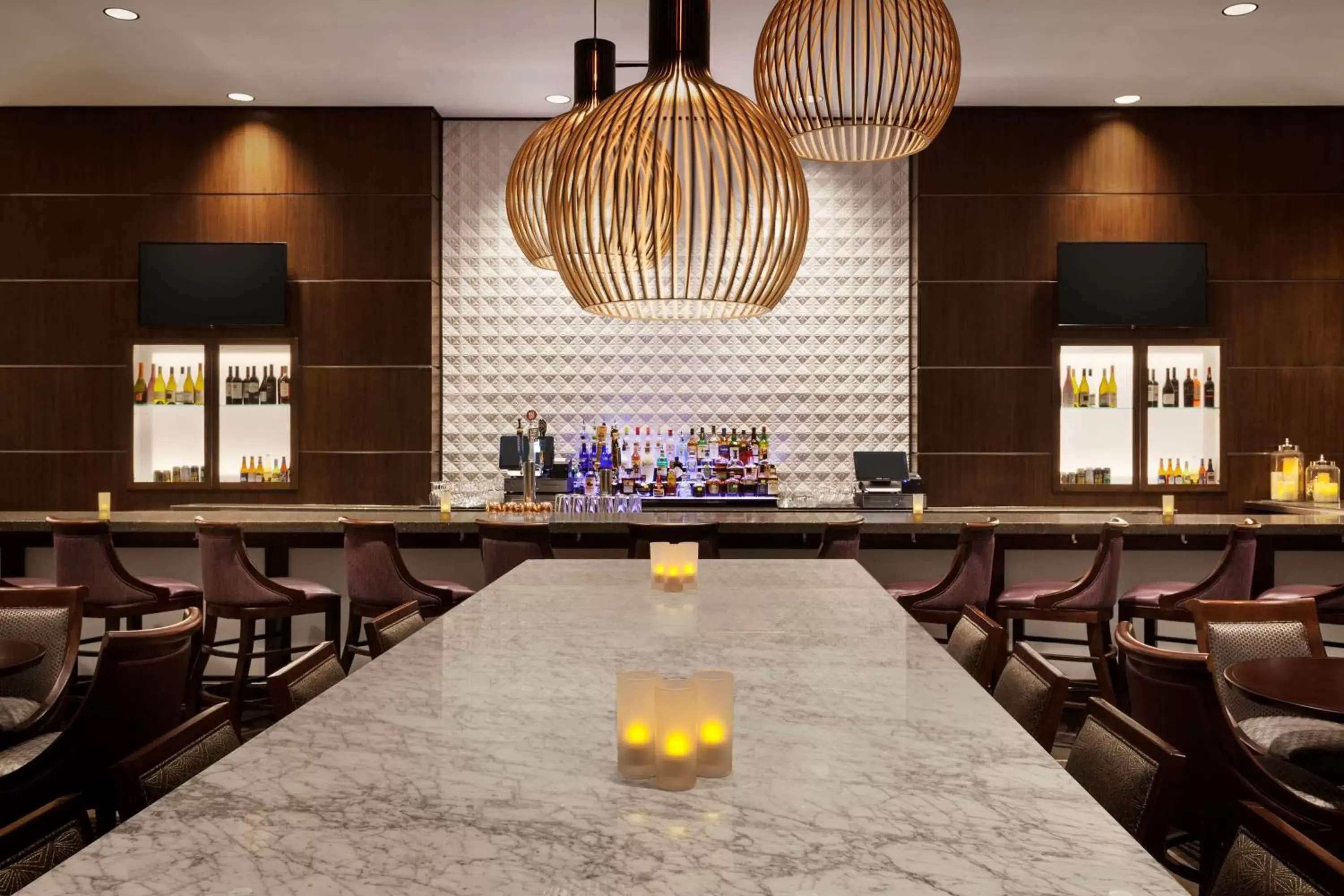 Lounge or bar, Restaurant/Places to Eat in Hilton Garden Inn Charlotte Southpark