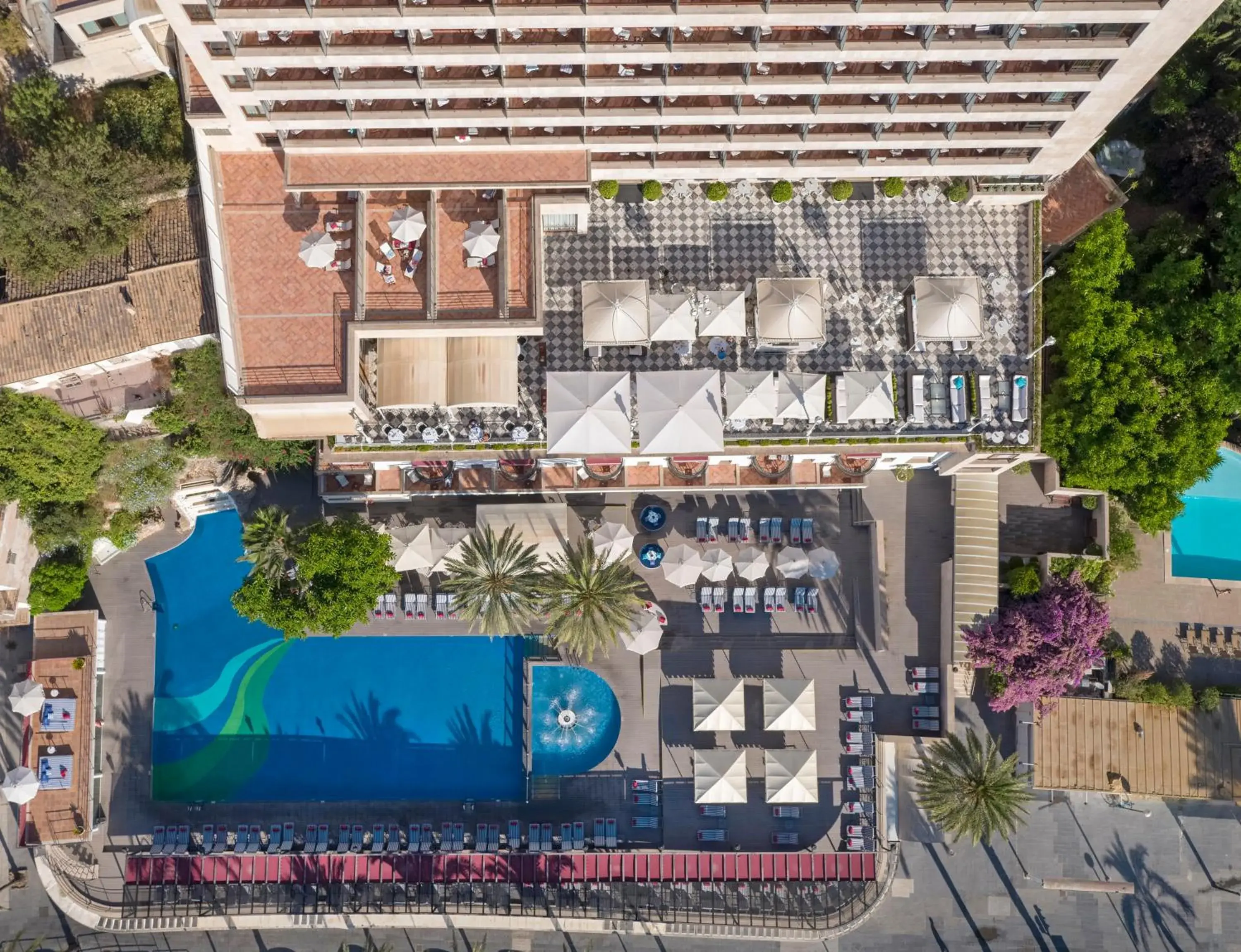 Bird's eye view, Pool View in Hotel Victoria Gran Meliá