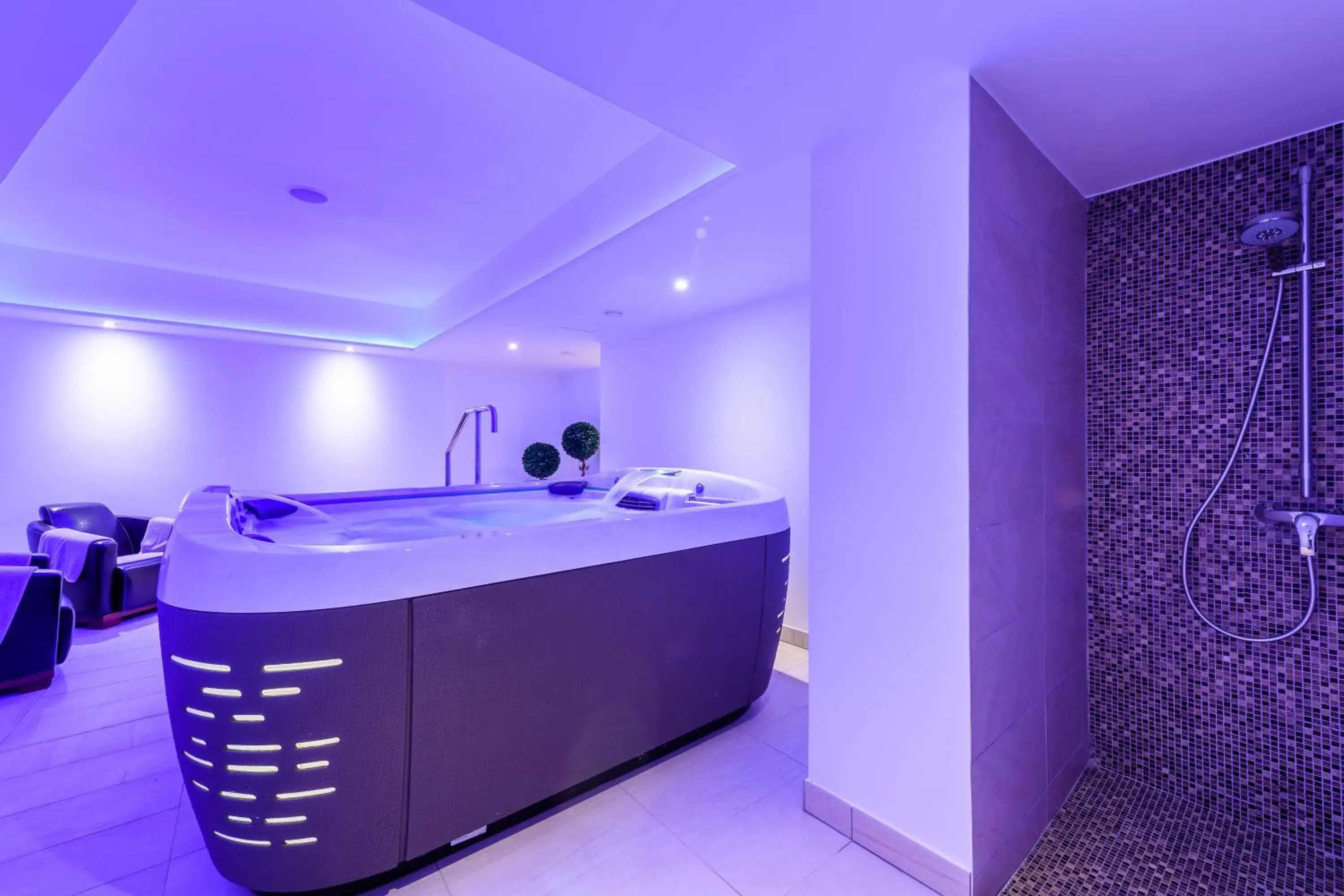 Hot Tub, Bathroom in Asterias Beach Hotel