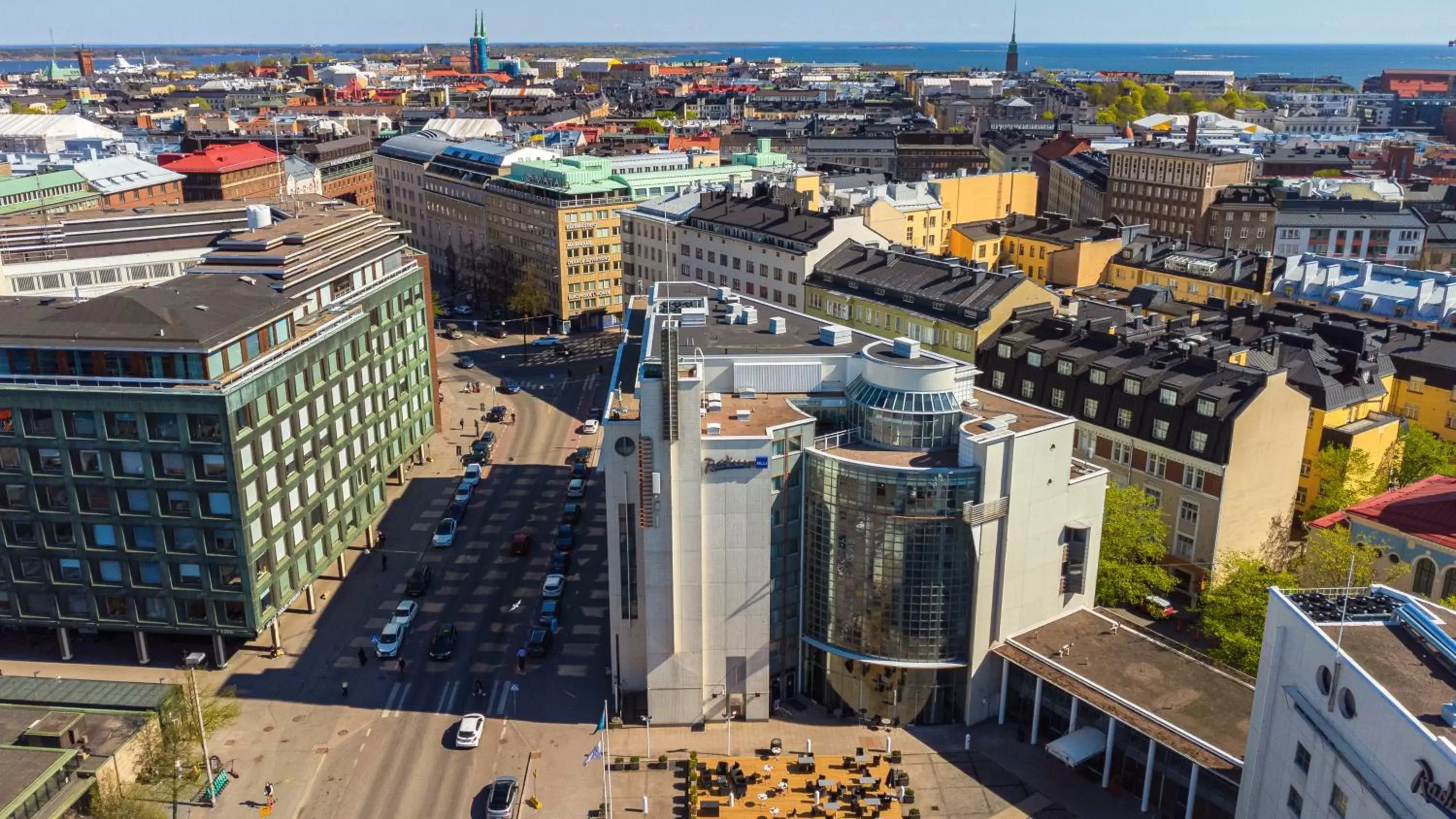 Property building, Bird's-eye View in Radisson Blu Royal Hotel, Helsinki