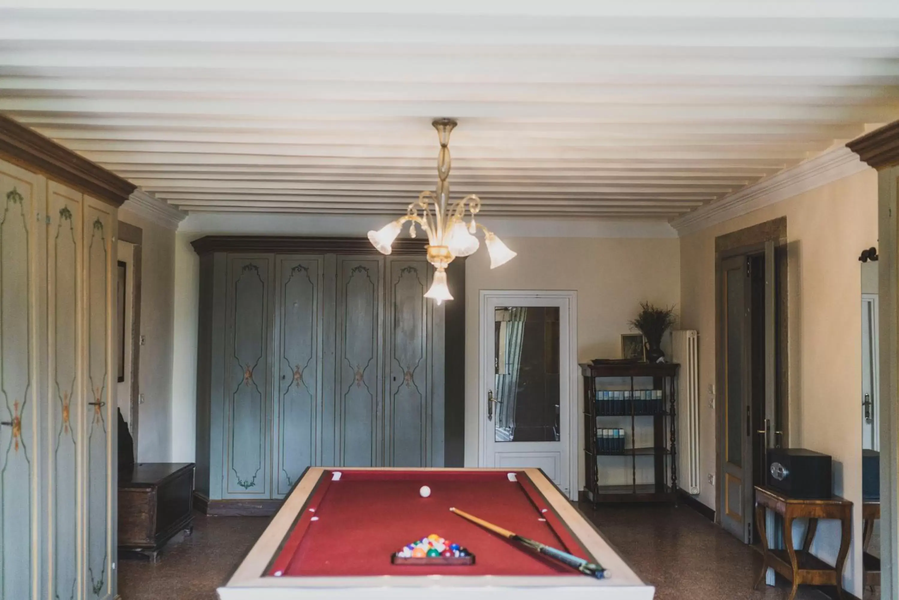 Billiards in Villa Stecchini