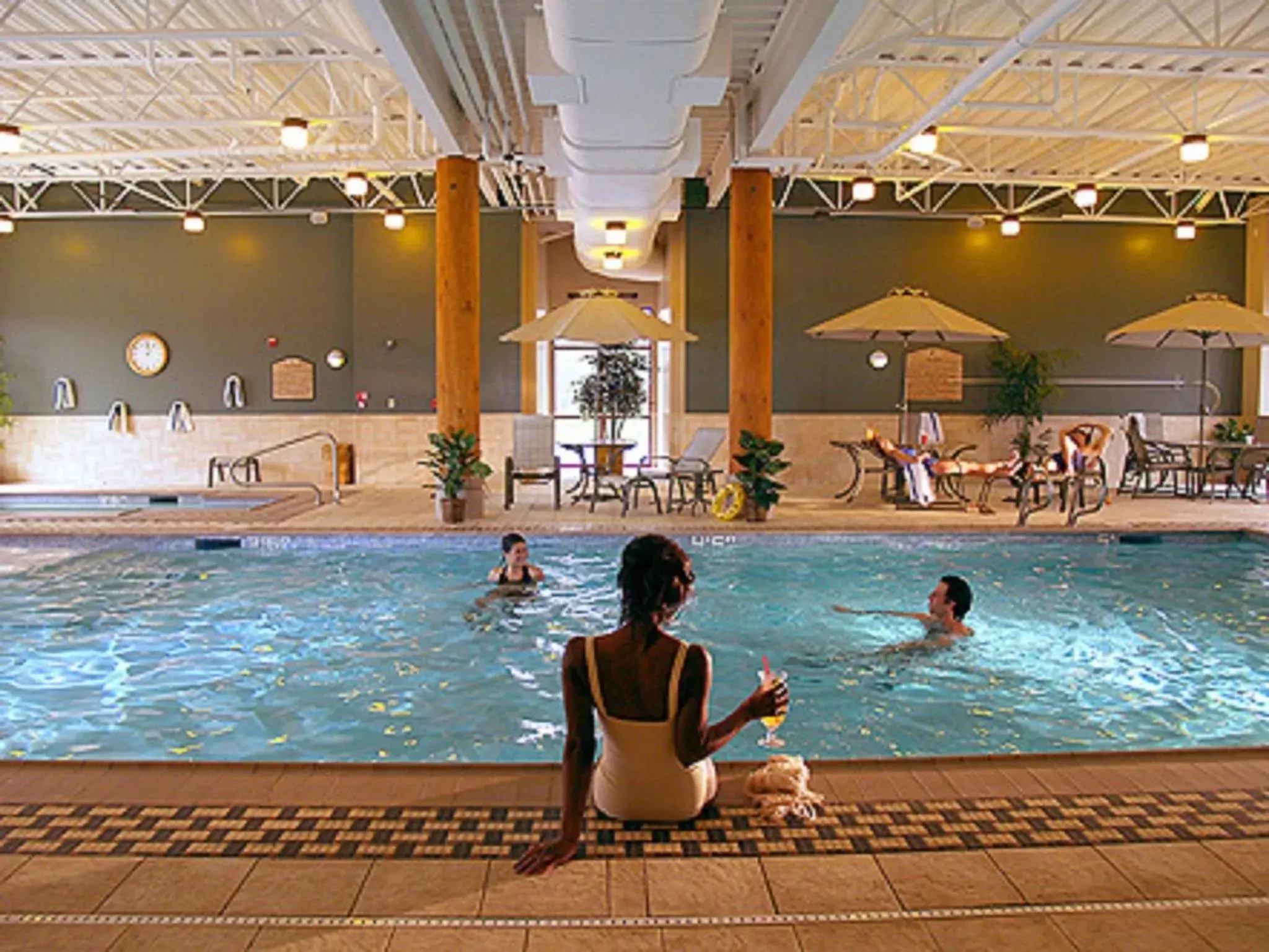 People, Swimming Pool in Little Creek Casino Resort