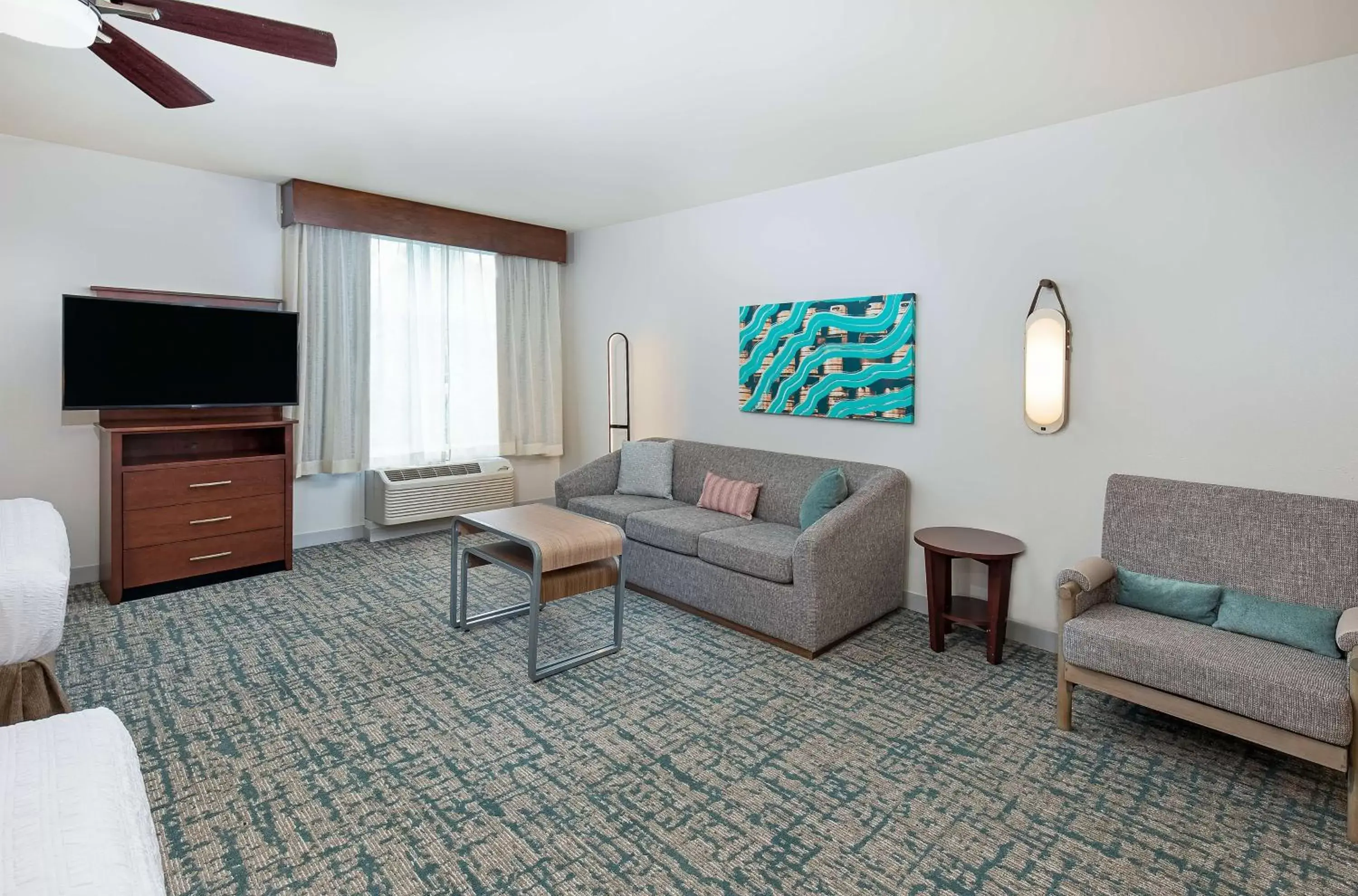 Living room, Seating Area in Homewood Suites Atlanta/Perimeter Center