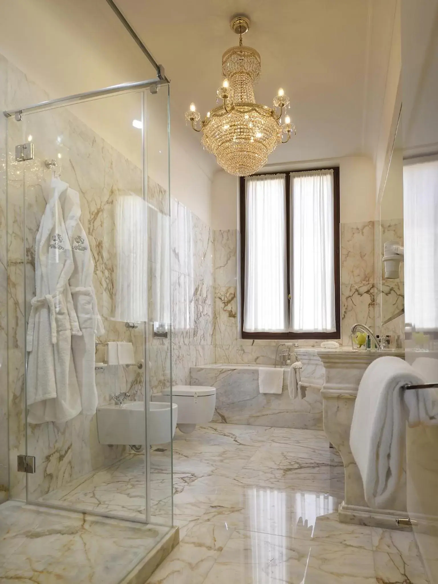 Shower, Bathroom in Hotel Ai Cavalieri di Venezia