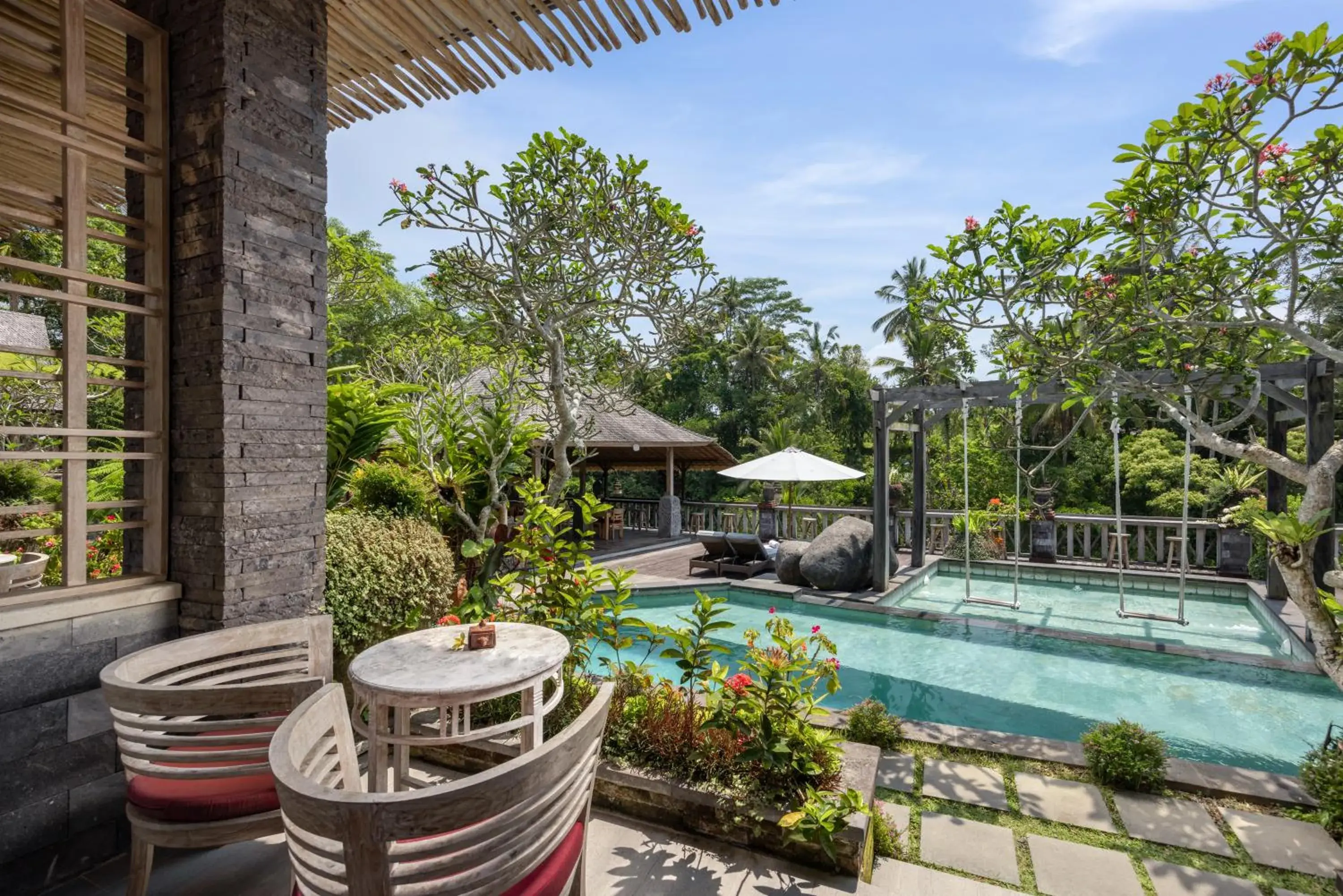 Garden, Swimming Pool in Kawi Resort A Pramana Experience